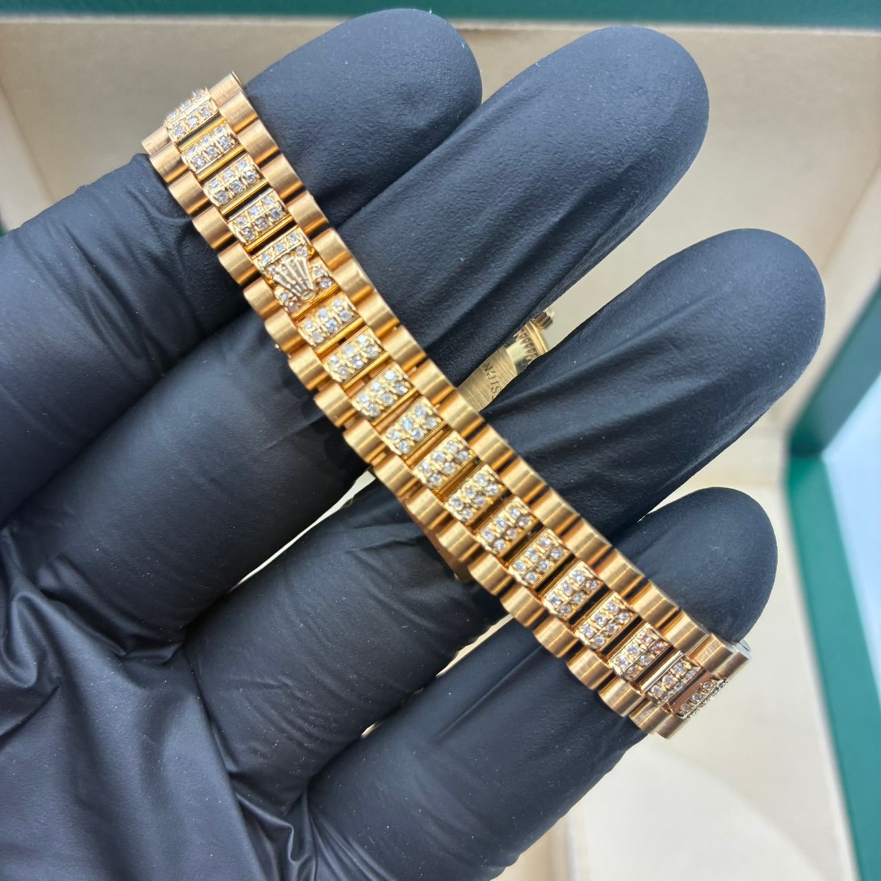 ROLEX(����å���) �ǥ��ȥ��㥹��28 69178 ��åɥ���ǡ������ 10PD  ���ե���������٥��  YG ���� ���ض�Ź ST-968