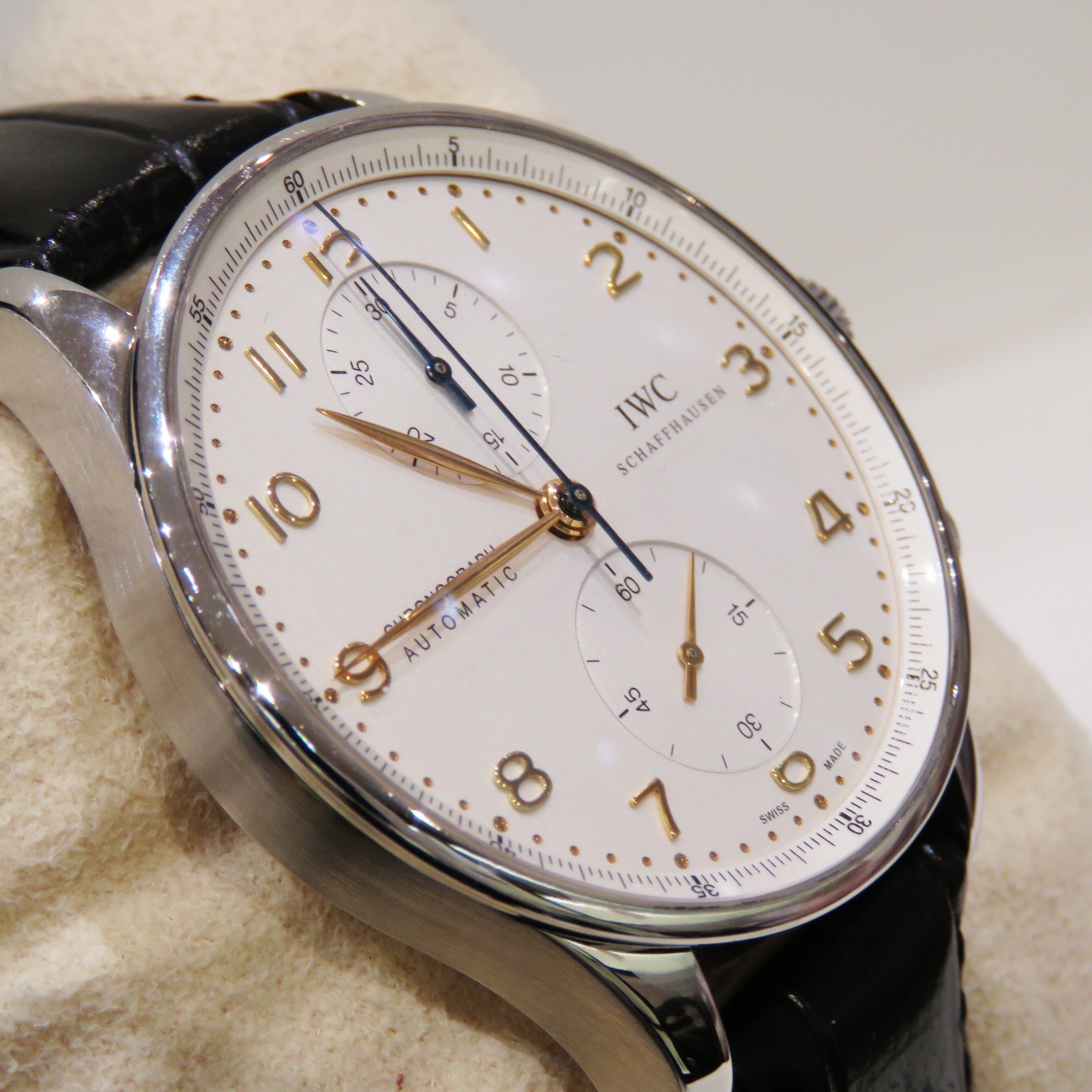 C-075 IWC (�������֥�塼����) �ݥ�ȥ����� �����Υ���� �ӻ��� IW371445 �����ܥ꡼ SS/�쥶�� ��� ���Ź