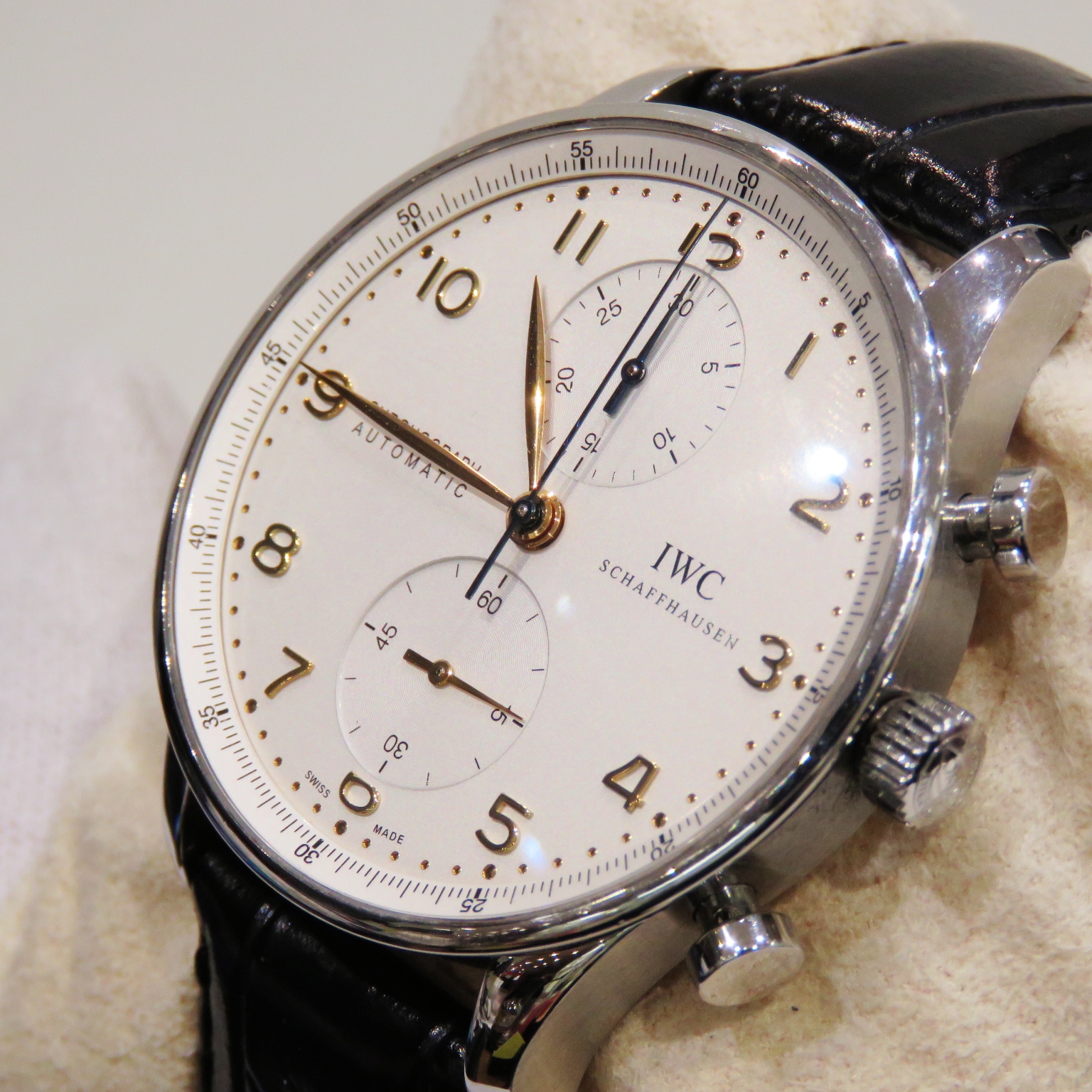 C-075 IWC (�������֥�塼����) �ݥ�ȥ����� �����Υ���� �ӻ��� IW371445 �����ܥ꡼ SS/�쥶�� ��� ���Ź