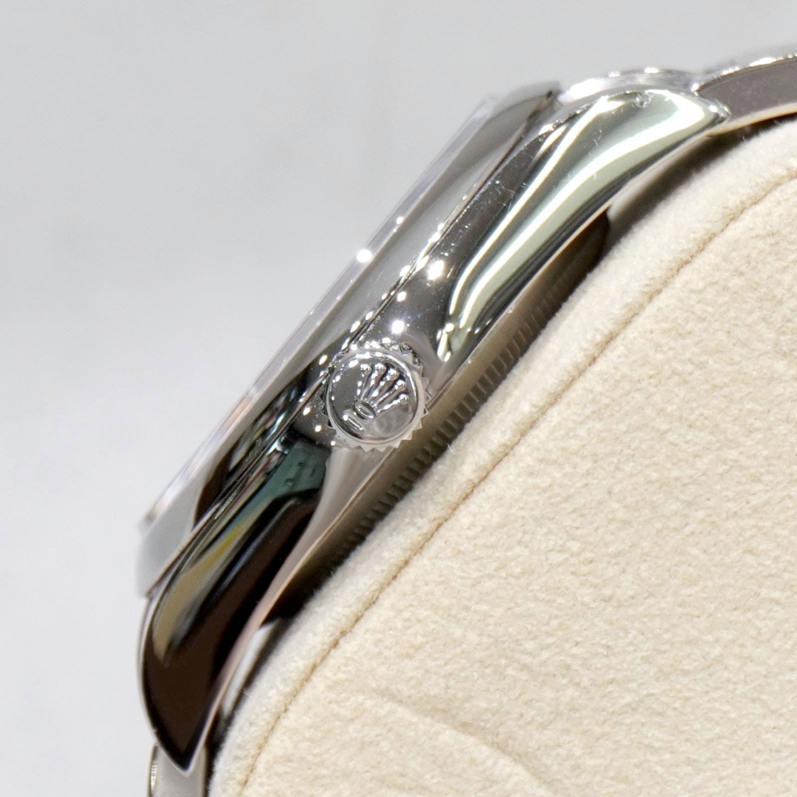 C-390 ROLEX (����å���) �����������ѡ��ڥ��奢��39 �ӻ��� 114300 �ۥ磻�� SS ��� ���Ź