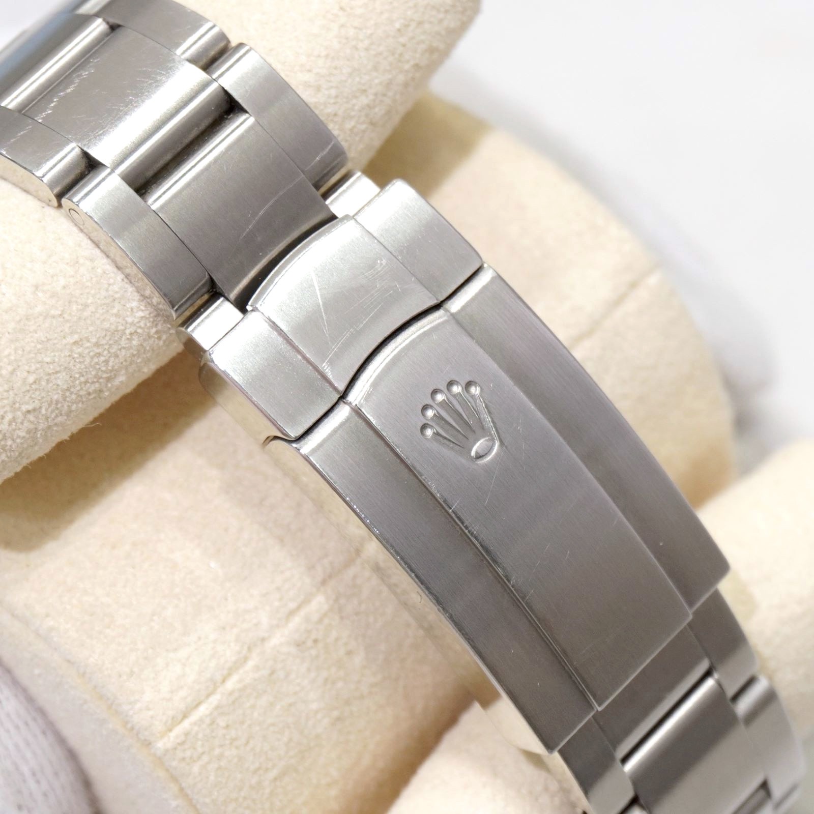 C-390 ROLEX (����å���) �����������ѡ��ڥ��奢��39 �ӻ��� 114300 �ۥ磻�� SS ��� ���Ź