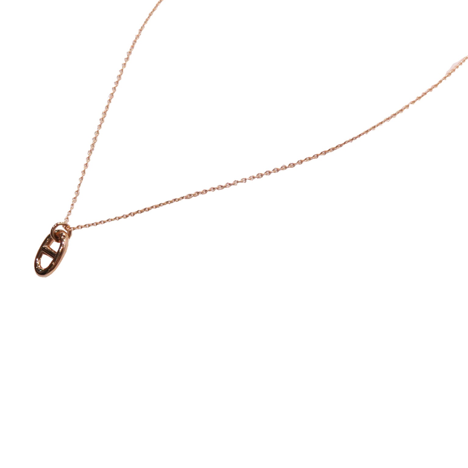 HERMES (����᥹) �������̥��󥯥� �ե����ɡ��� �ͥå��쥹 K18PG ̤���� W345 ���Ź