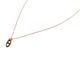 HERMES (����᥹) �������̥��󥯥� �ե����ɡ��� �ͥå��쥹 K18PG ̤���� W345 ���Ź