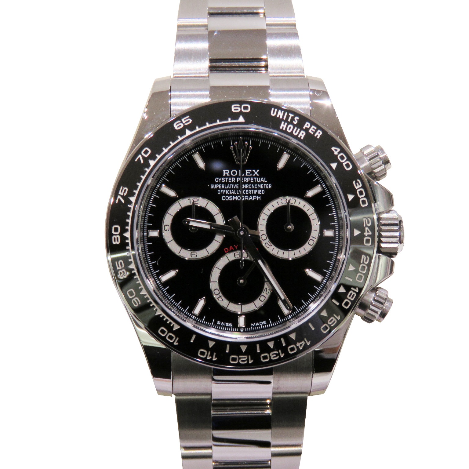 B-035 ROLEX (����å���) �����⥰��եǥ��ȥ� �ӻ��� 126500LN �֥�å� SS ���������� ̤Ĵ�� ��°�ʴ��� ̤���� ���Ź