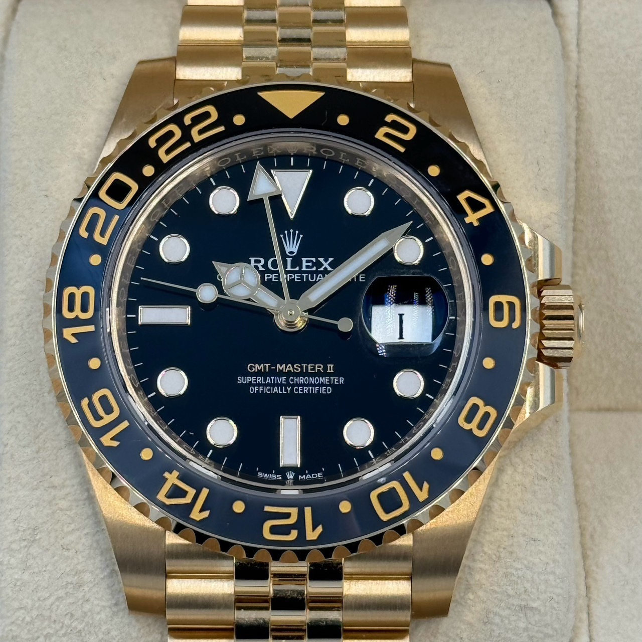 ROLEX (å) GMTޥ ӻ 126718GRNR ֥å YG  ضŹ CAT-415
