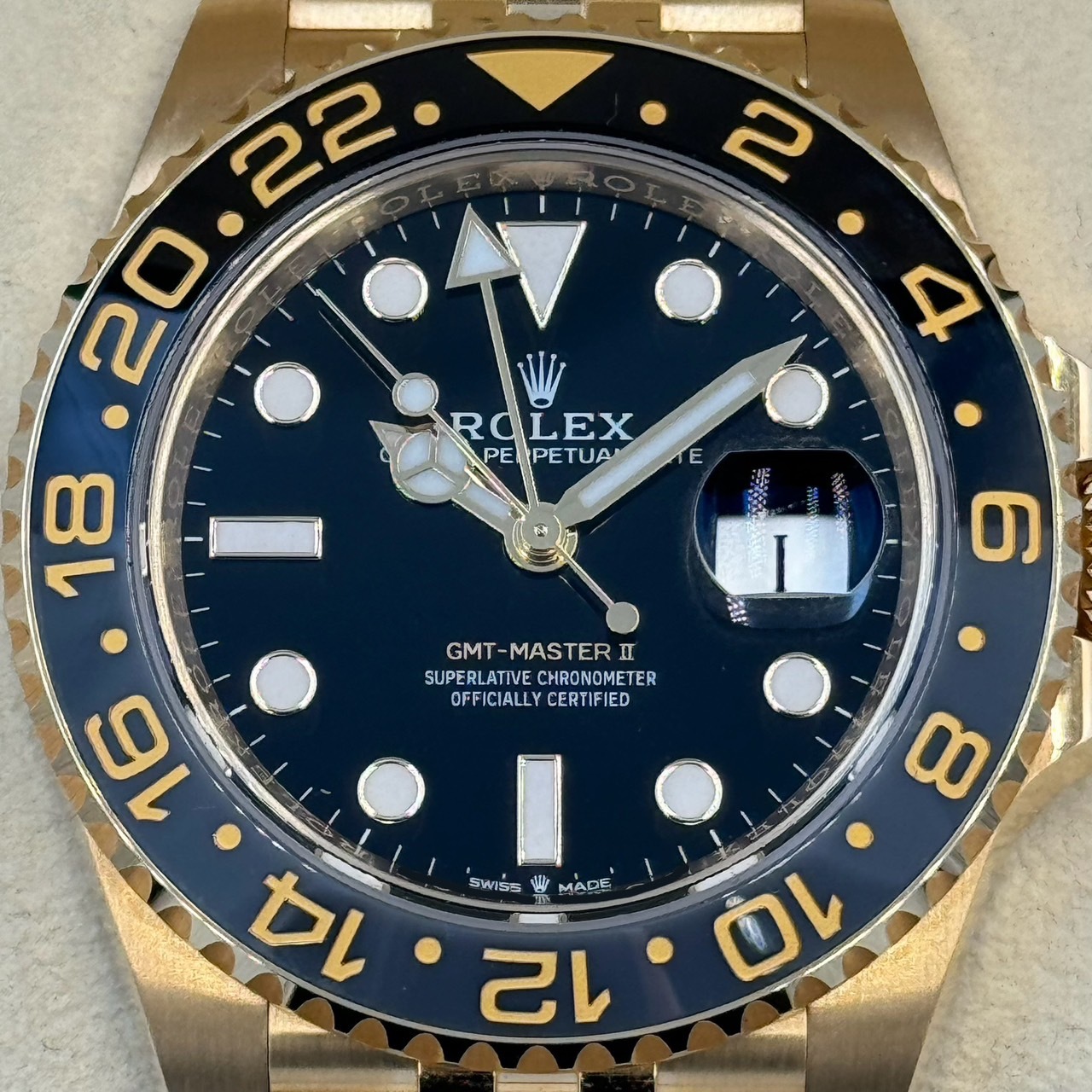 ROLEX (å) GMTޥ ӻ 126718GRNR ֥å YG  ضŹ CAT-415