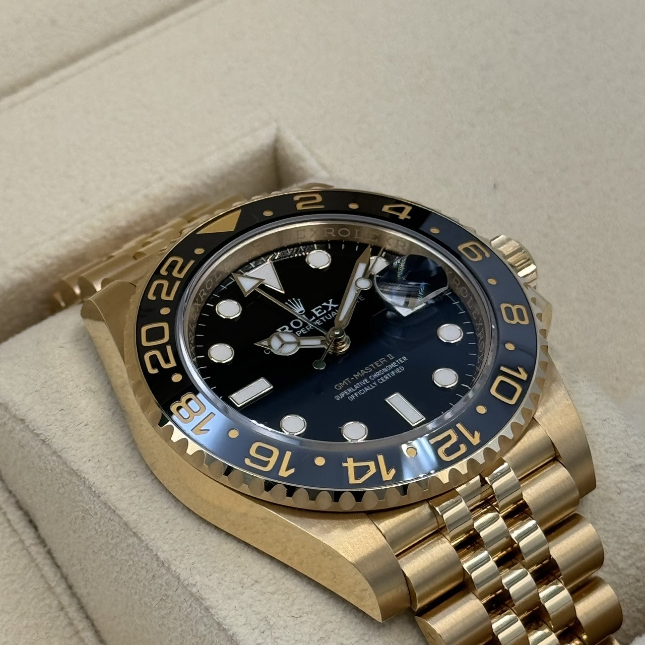 ROLEX (å) GMTޥ ӻ 126718GRNR ֥å YG  ضŹ CAT-415