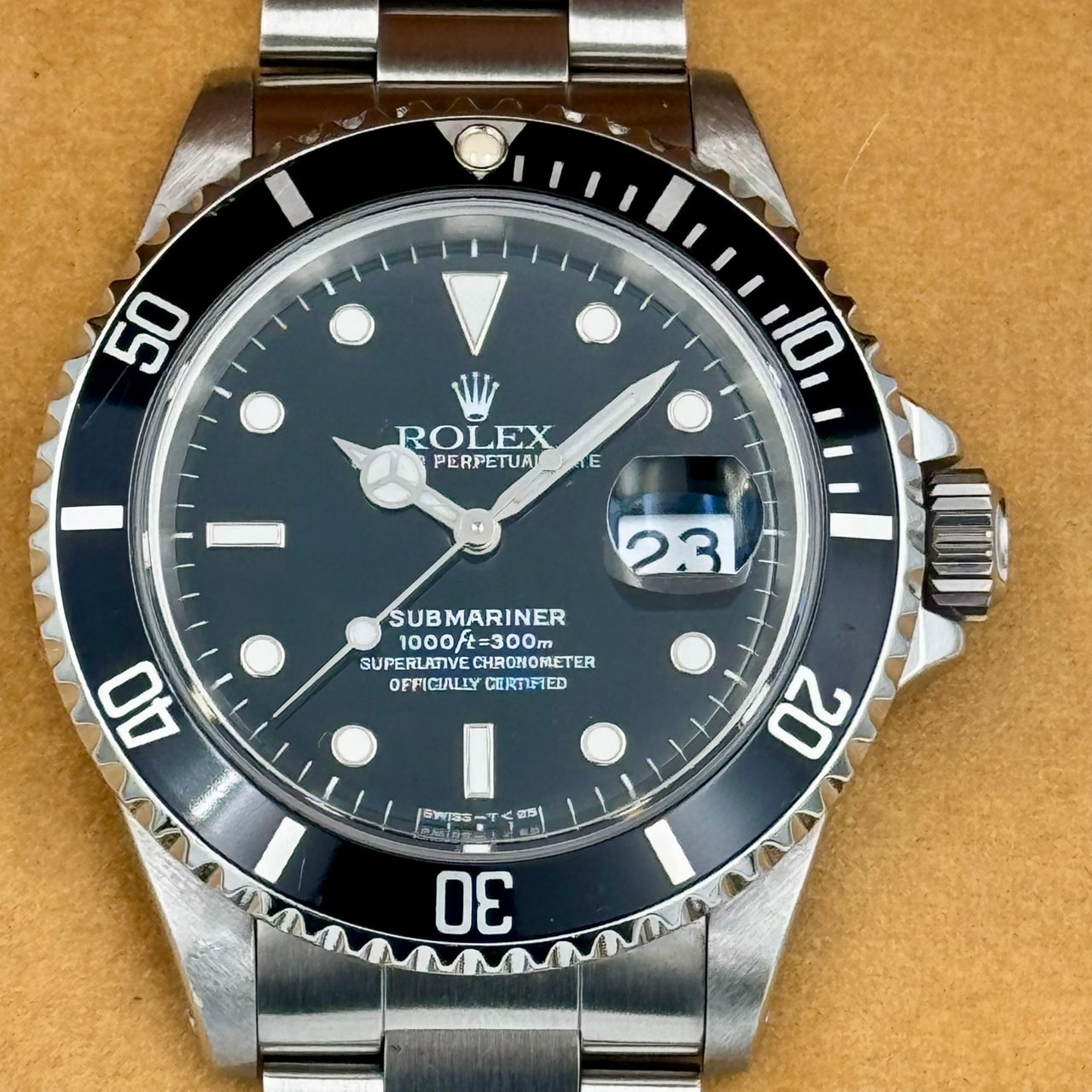 ROLEX (����å���) ���֥ޥ꡼�ʡ��ǥ��� 16610 �֥�å� SS ����� ���ض�Ź CAT-551