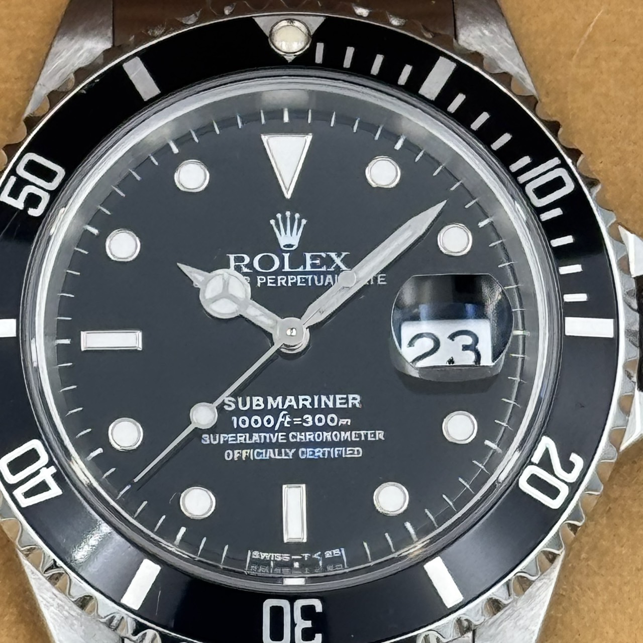 ROLEX (����å���) ���֥ޥ꡼�ʡ��ǥ��� 16610 �֥�å� SS ����� ���ض�Ź CAT-551