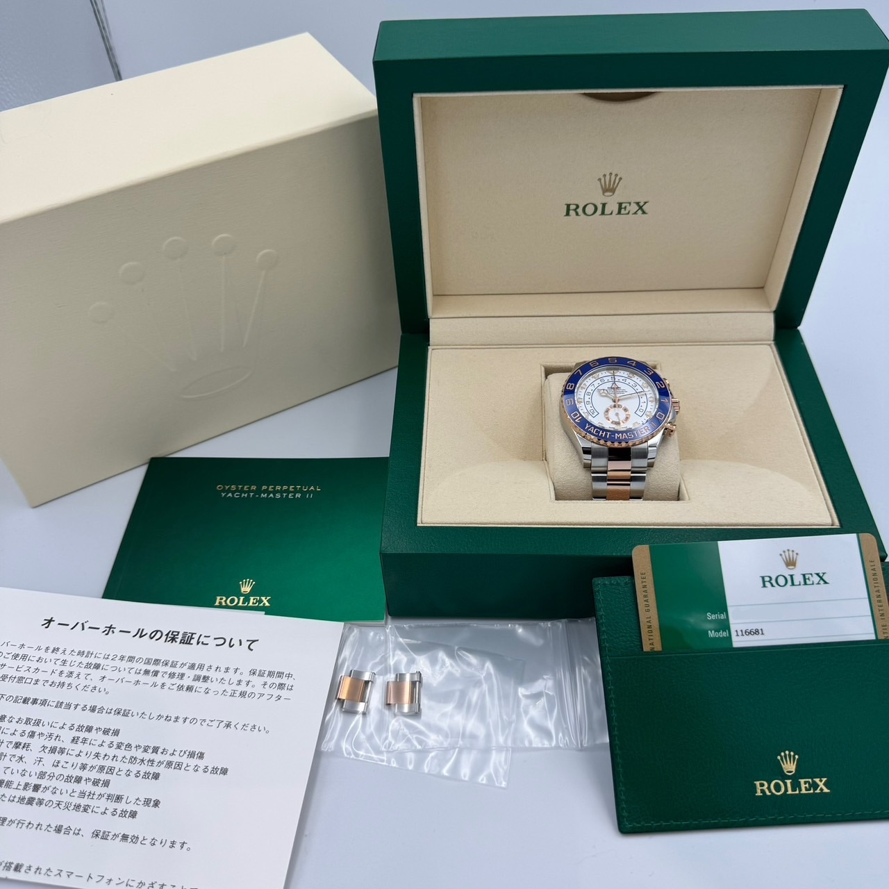 ROLEX (����å���) ��åȥޥ������� �ӻ��� 116681 �ۥ磻�� ERG/SS ����� ���ض�Ź ST-226