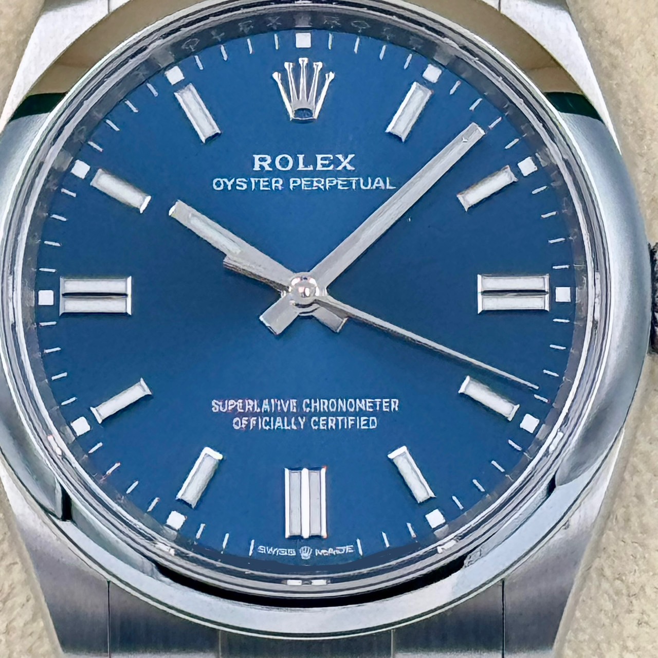 ROLEX�ʥ���å����˥����������ѡ��ڥ��奢��36 126000 �֥饤�ȥ֥롼 ������� ���ض�Ź CAT-601