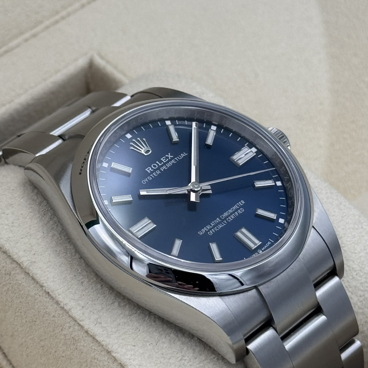 ROLEX�ʥ���å����˥����������ѡ��ڥ��奢��36 126000 �֥饤�ȥ֥롼 ������� ���ض�Ź CAT-601