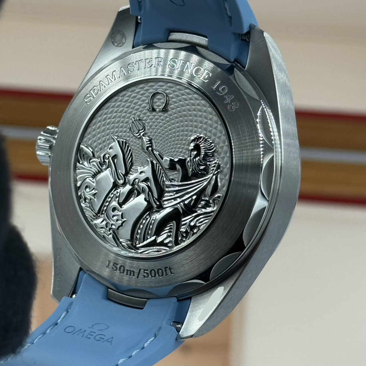 OMEGA(���ᥬ)�����ޥ����� �������ƥ� 220.12.41.21.03.008 ���ޡ��֥롼 ̤���� ���ض�Ź ��CAT-248