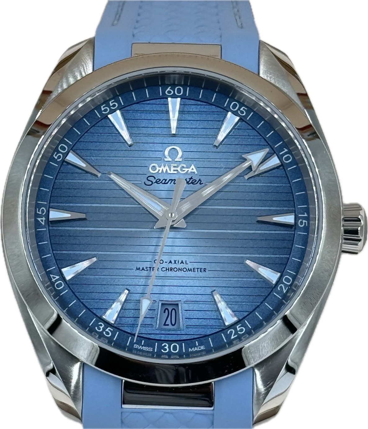 OMEGA(���ᥬ)�����ޥ����� �������ƥ� 220.12.41.21.03.008 ���ޡ��֥롼 ̤���� ���ض�Ź ��CAT-248