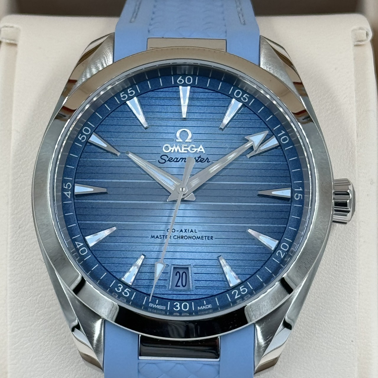 OMEGA(���ᥬ)�����ޥ����� �������ƥ� 220.12.41.21.03.008 ���ޡ��֥롼 ̤���� ���ض�Ź ��CAT-248