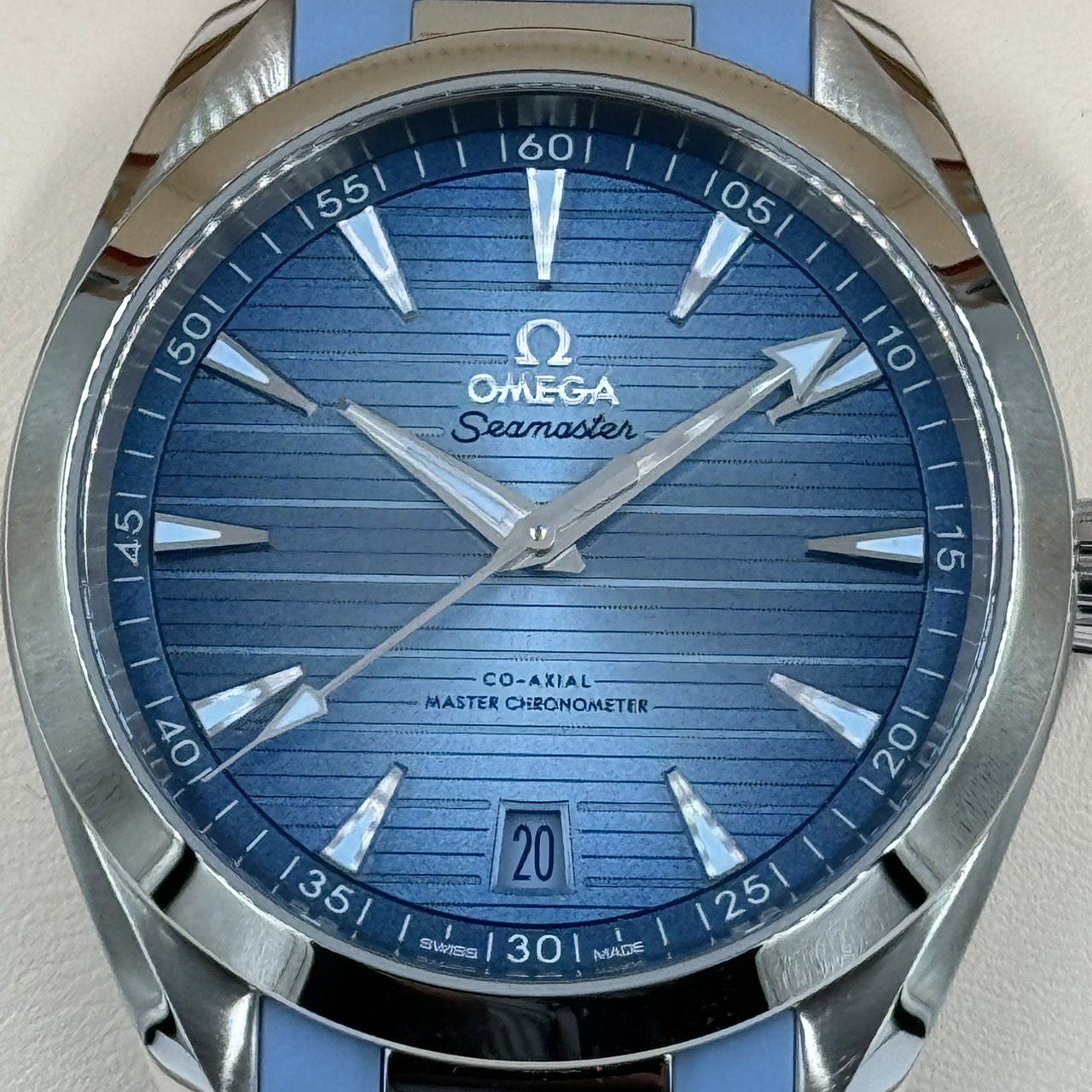 OMEGA(���ᥬ)�����ޥ����� �������ƥ� 220.12.41.21.03.008 ���ޡ��֥롼 ̤���� ���ض�Ź ��CAT-248