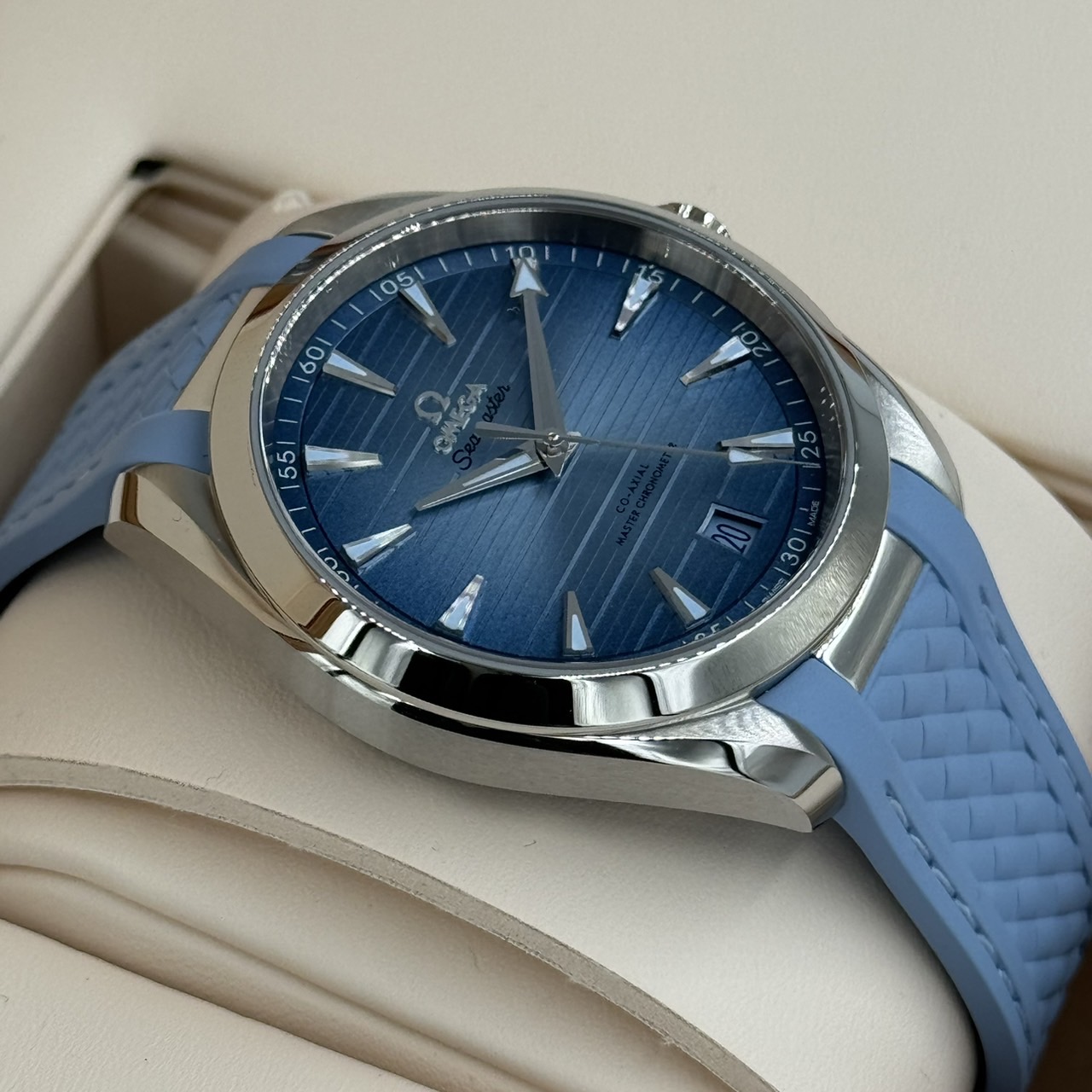 OMEGA(���ᥬ)�����ޥ����� �������ƥ� 220.12.41.21.03.008 ���ޡ��֥롼 ̤���� ���ض�Ź ��CAT-248