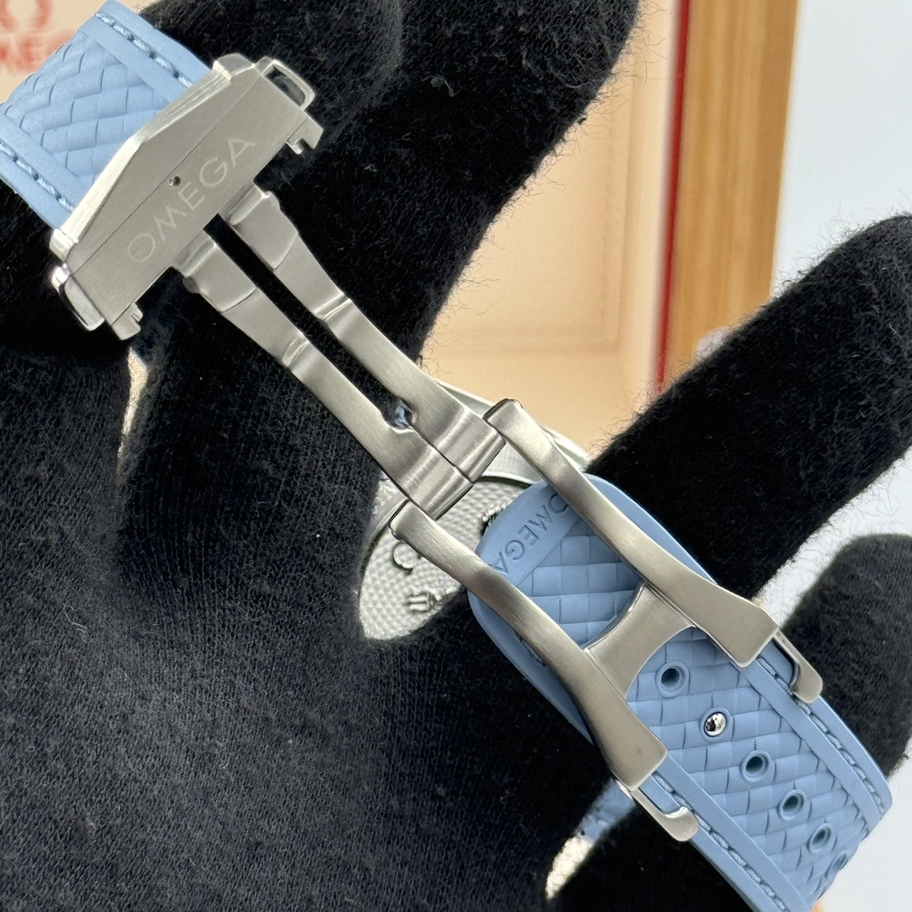 OMEGA(���ᥬ)�����ޥ����� �������ƥ� 220.12.41.21.03.008 ���ޡ��֥롼 ̤���� ���ض�Ź ��CAT-248