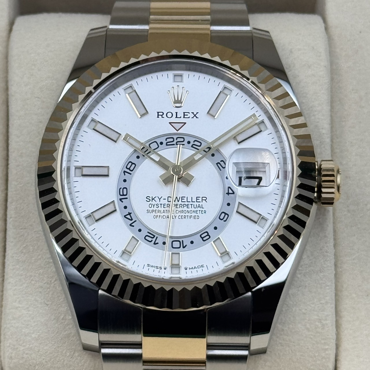 ROLEX (����å���) �������ɥ����顼 336933 �ۥ磻�� YG��SS ̤���� ���ض�Ź CAT-972