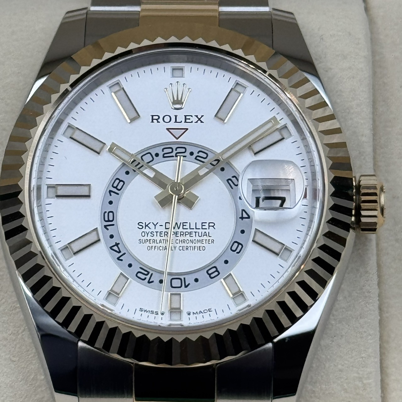 ROLEX (����å���) �������ɥ����顼 336933 �ۥ磻�� YG��SS ̤���� ���ض�Ź CAT-972