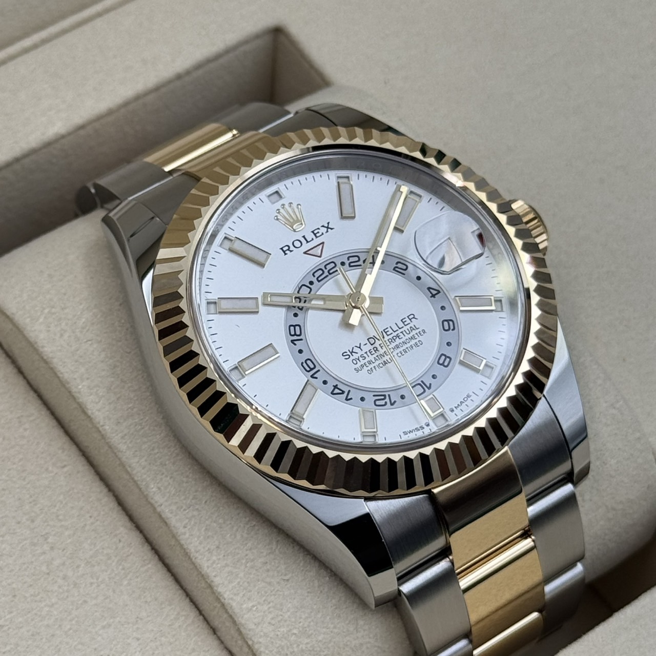 ROLEX (����å���) �������ɥ����顼 336933 �ۥ磻�� YG��SS ̤���� ���ض�Ź CAT-972