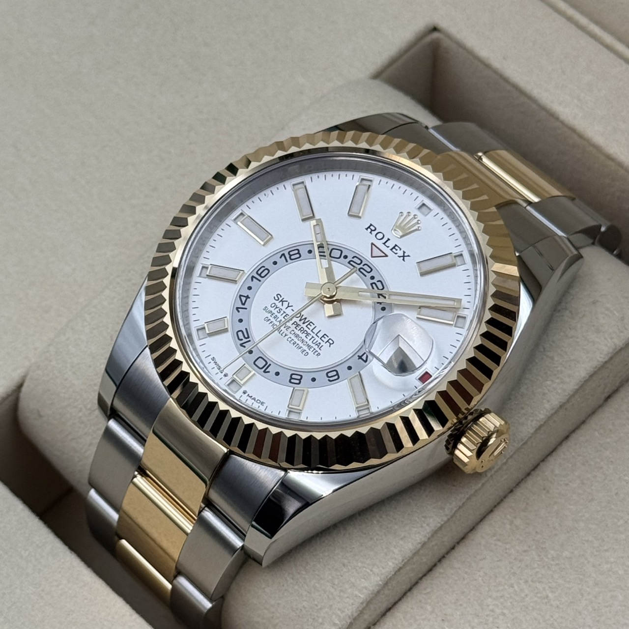 ROLEX (����å���) �������ɥ����顼 336933 �ۥ磻�� YG��SS ̤���� ���ض�Ź CAT-972