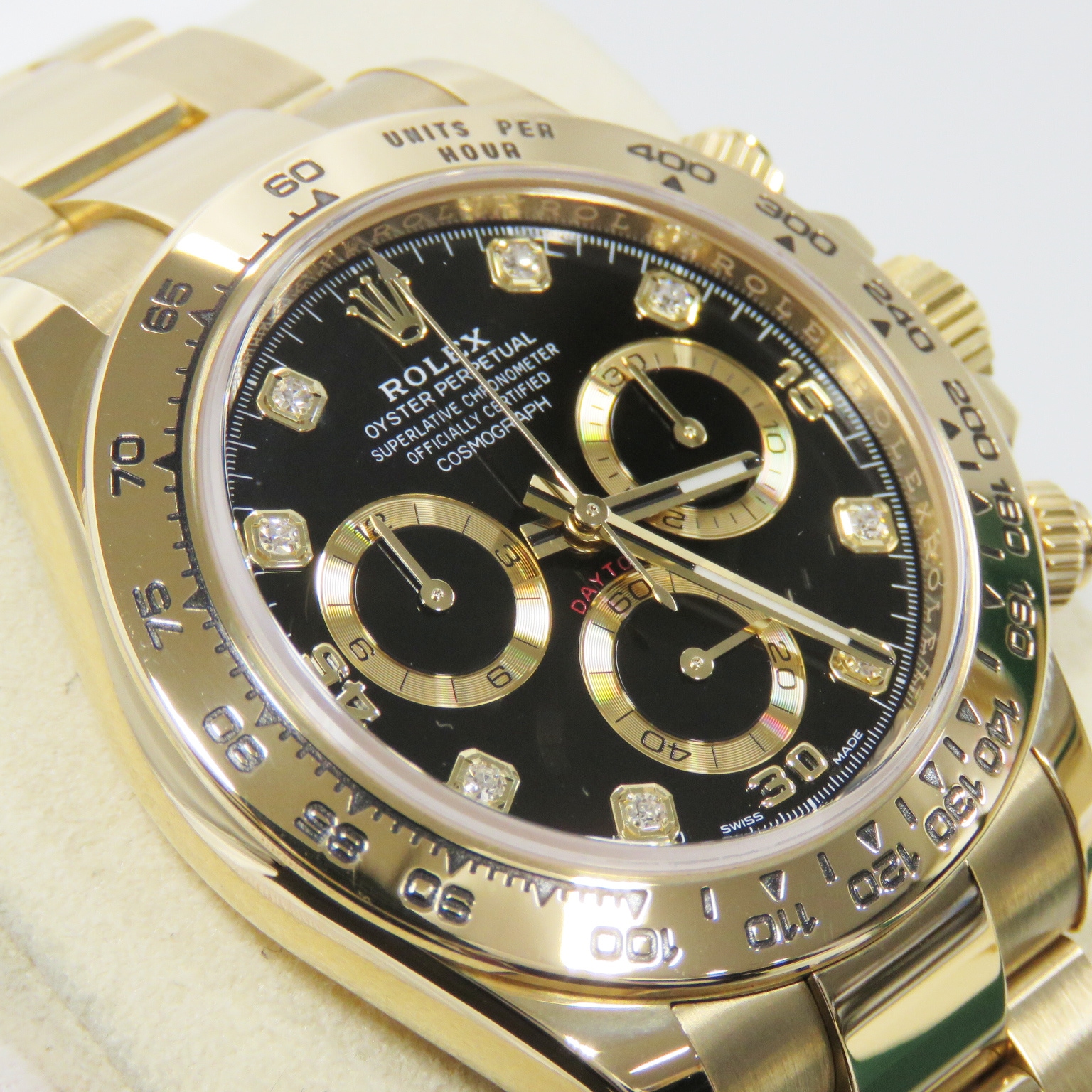D-015 ROLEX (����å���) �����⥰��եǥ��ȥ� �ӻ��� 116508G �֥�å� 10P������ YG ���������� ��°�ʴ��� ��� ���Ź