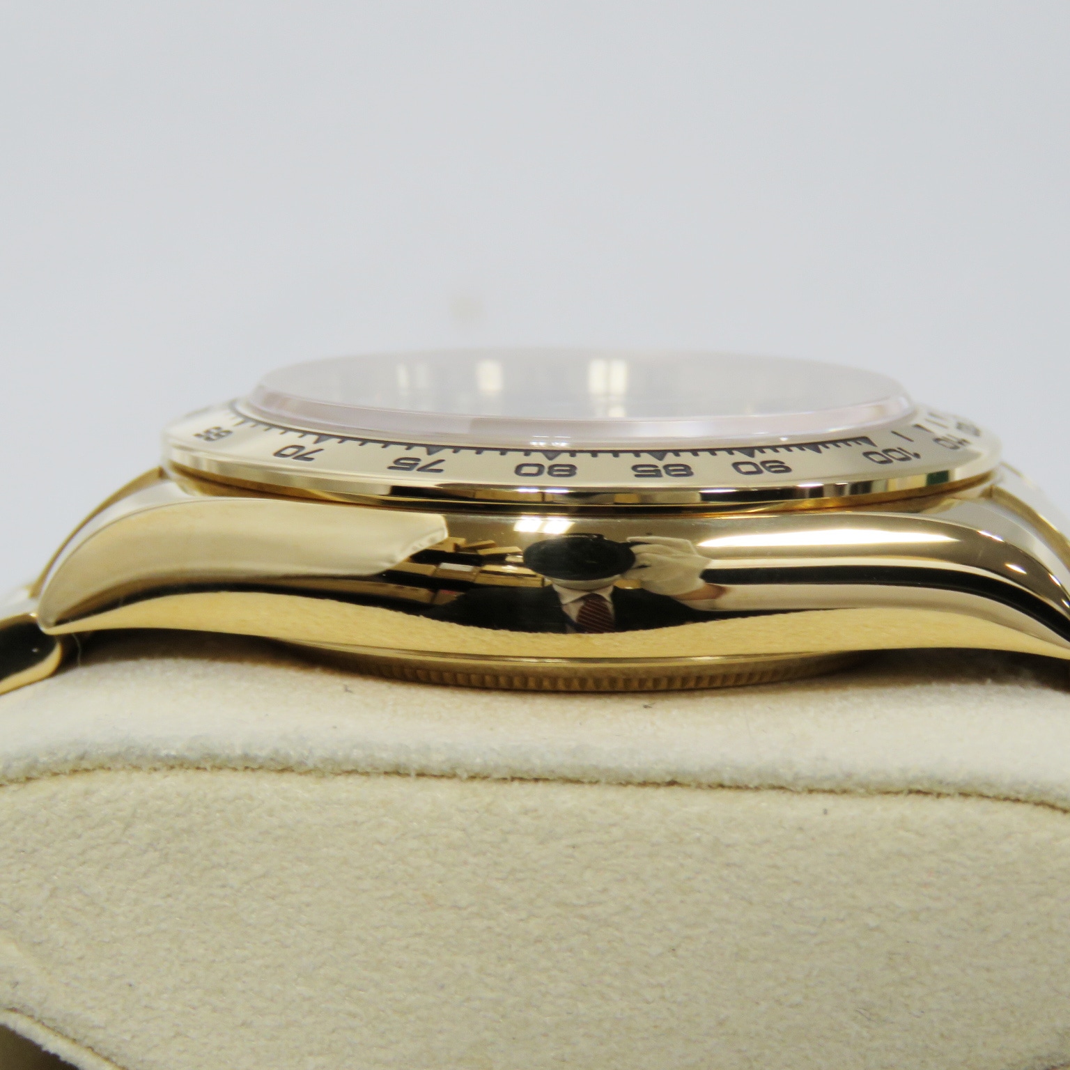 D-015 ROLEX (����å���) �����⥰��եǥ��ȥ� �ӻ��� 116508G �֥�å� 10P������ YG ���������� ��°�ʴ��� ��� ���Ź