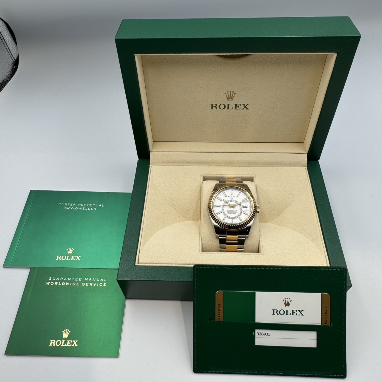 ROLEX (����å���) �������ɥ����顼 326933 �ۥ磻�� YG��SS ����� ���ض�Ź CAT-973