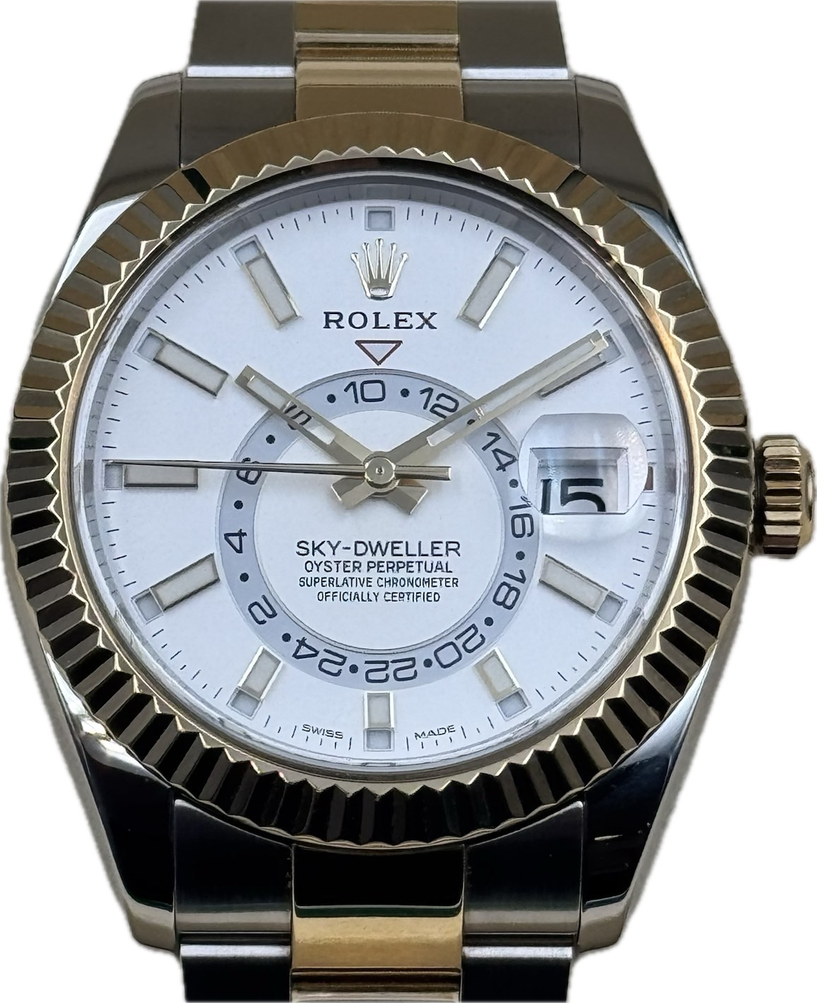ROLEX (����å���) �������ɥ����顼 326933 �ۥ磻�� YG��SS ����� ���ض�Ź CAT-973