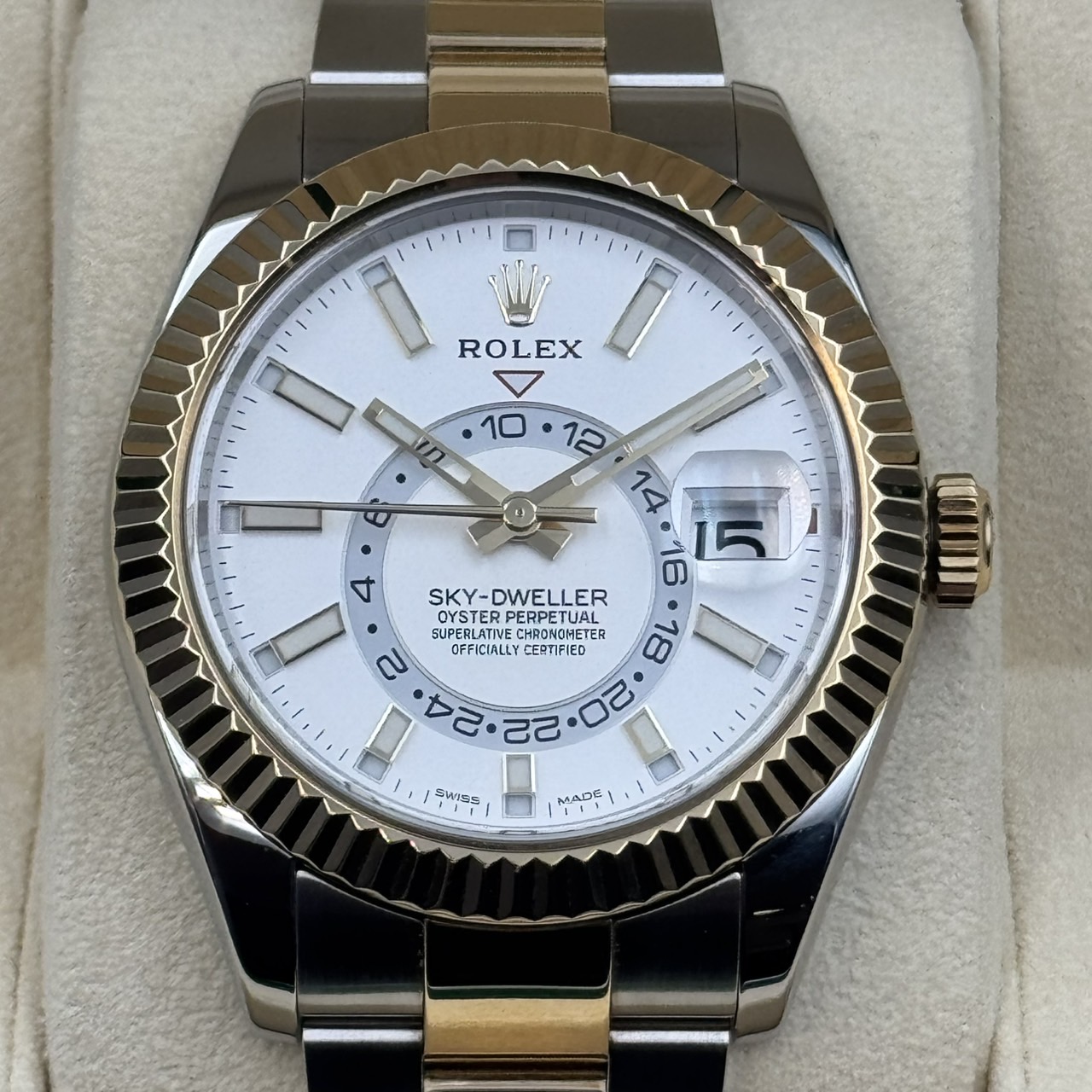 ROLEX (����å���) �������ɥ����顼 326933 �ۥ磻�� YG��SS ����� ���ض�Ź CAT-973