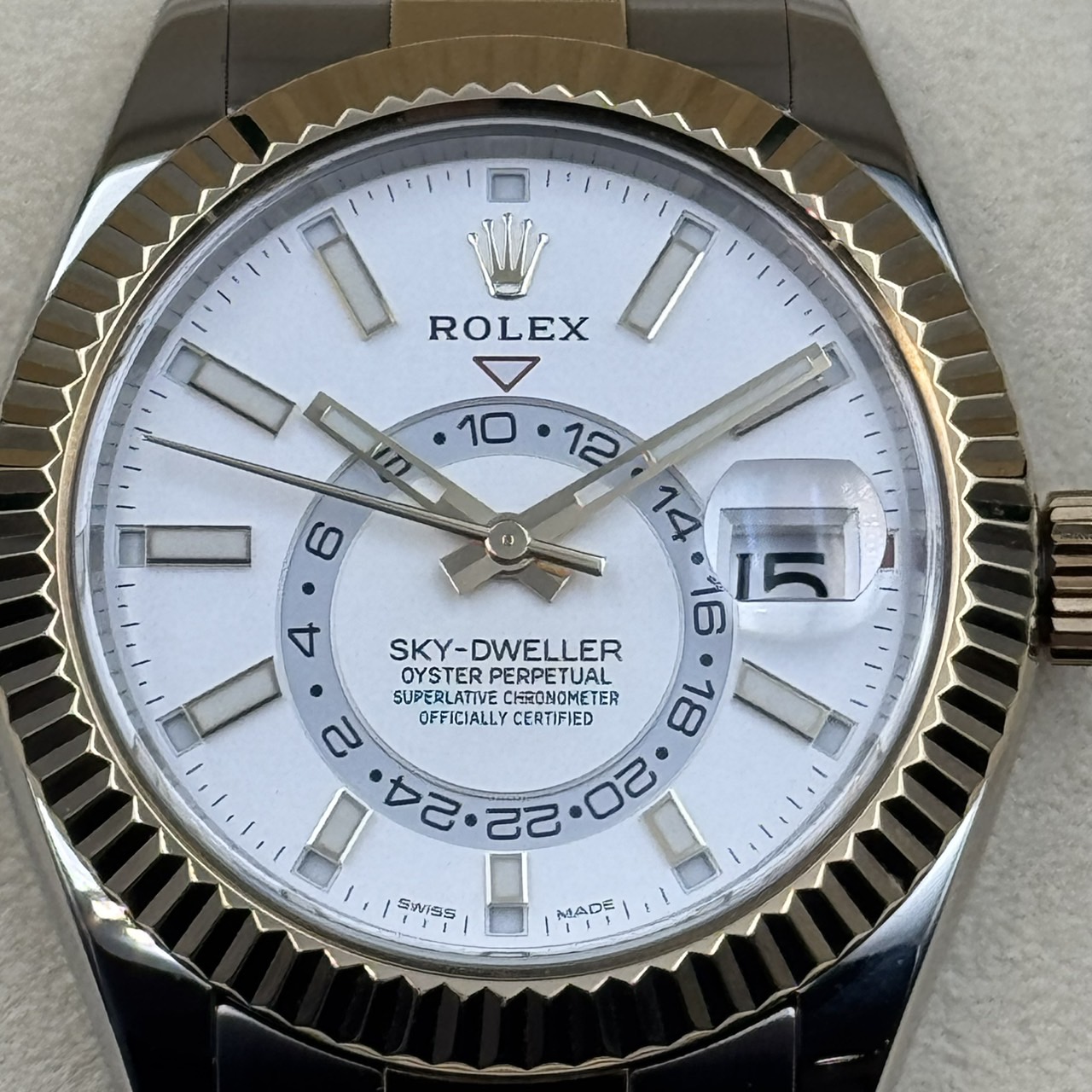 ROLEX (����å���) �������ɥ����顼 326933 �ۥ磻�� YG��SS ����� ���ض�Ź CAT-973