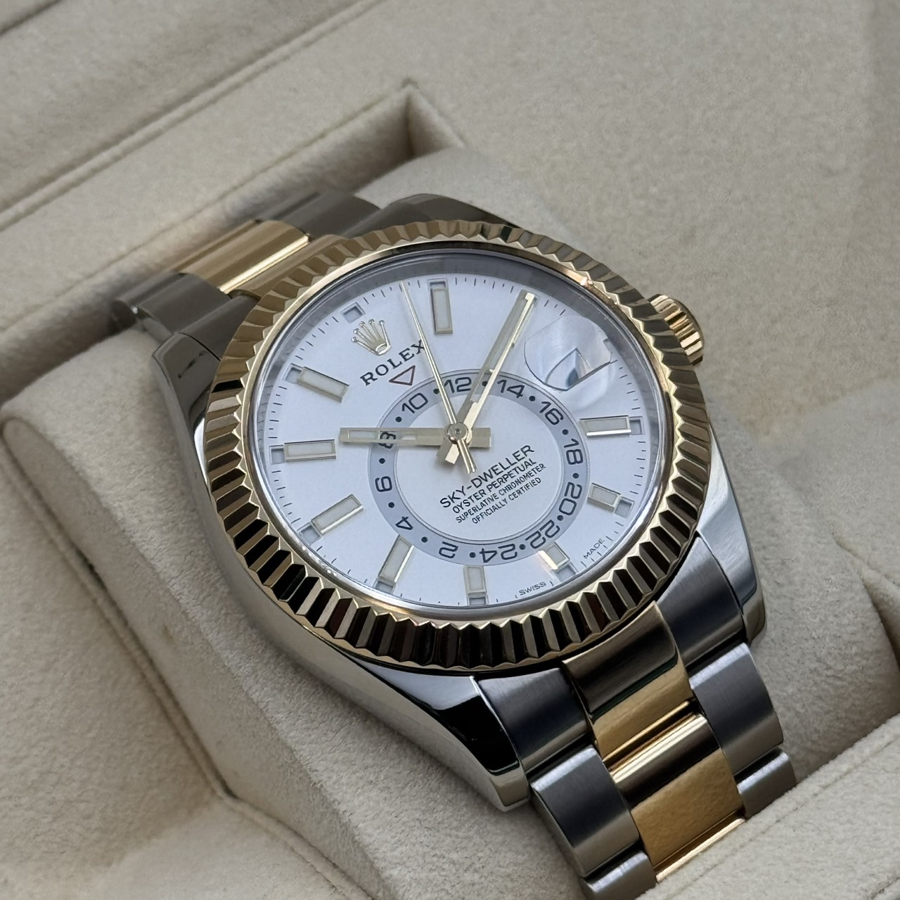 ROLEX (����å���) �������ɥ����顼 326933 �ۥ磻�� YG��SS ����� ���ض�Ź CAT-973