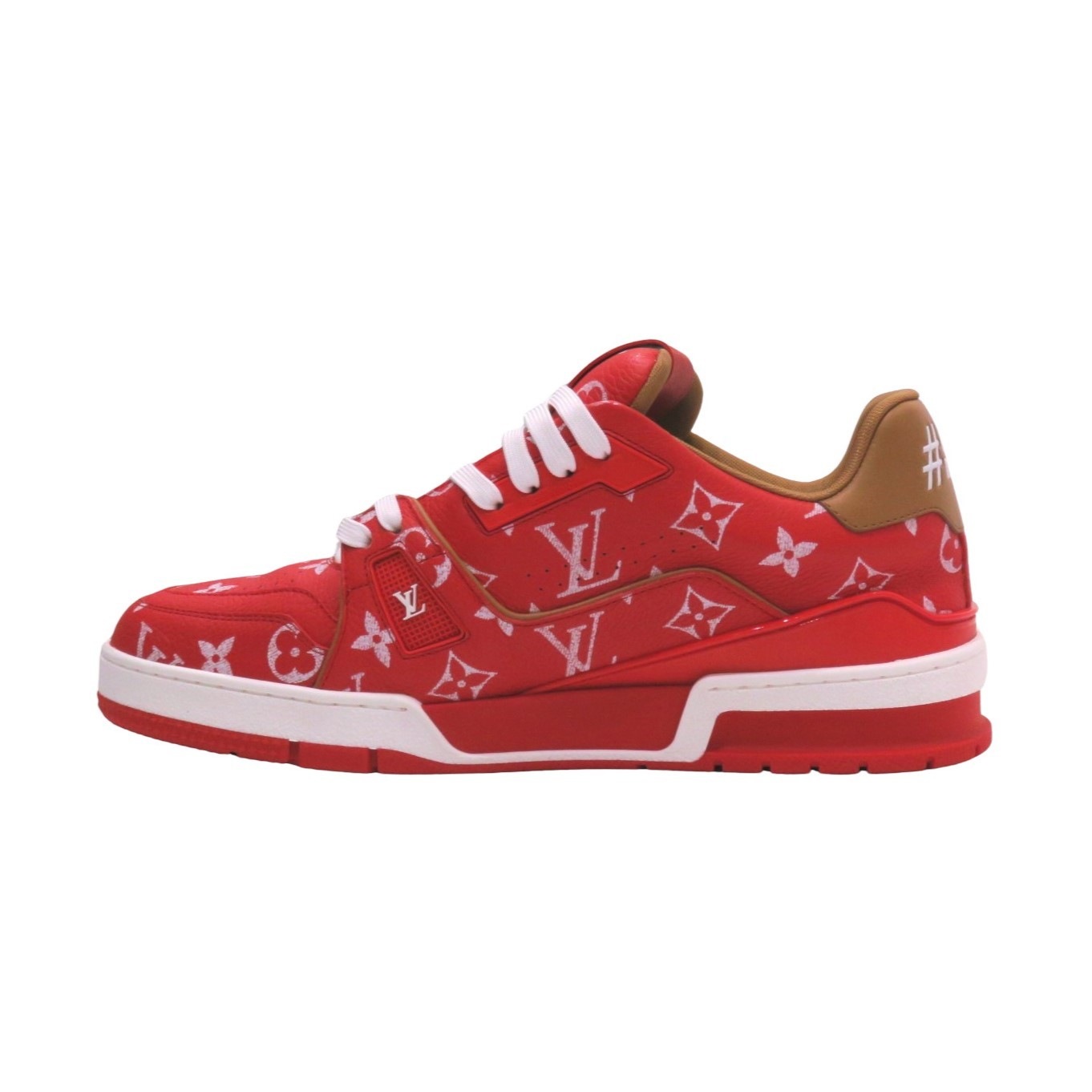 LOUIS VUITTON(�륤�����ȥ�) LV�ȥ쥤�ʡ����ˡ����� 1AHAMW ��å� �쥶�� ������8(26.5cm) ̤���� M7 ���Ź