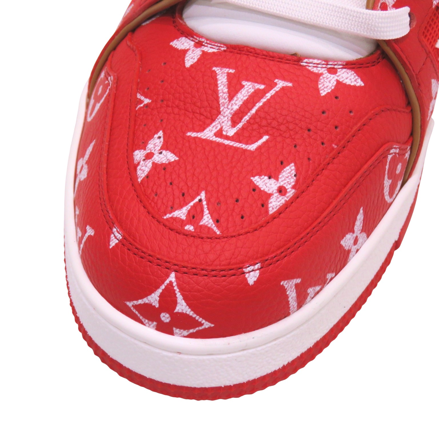 LOUIS VUITTON(�륤�����ȥ�) LV�ȥ쥤�ʡ����ˡ����� 1AHAMW ��å� �쥶�� ������8(26.5cm) ̤���� M7 ���Ź