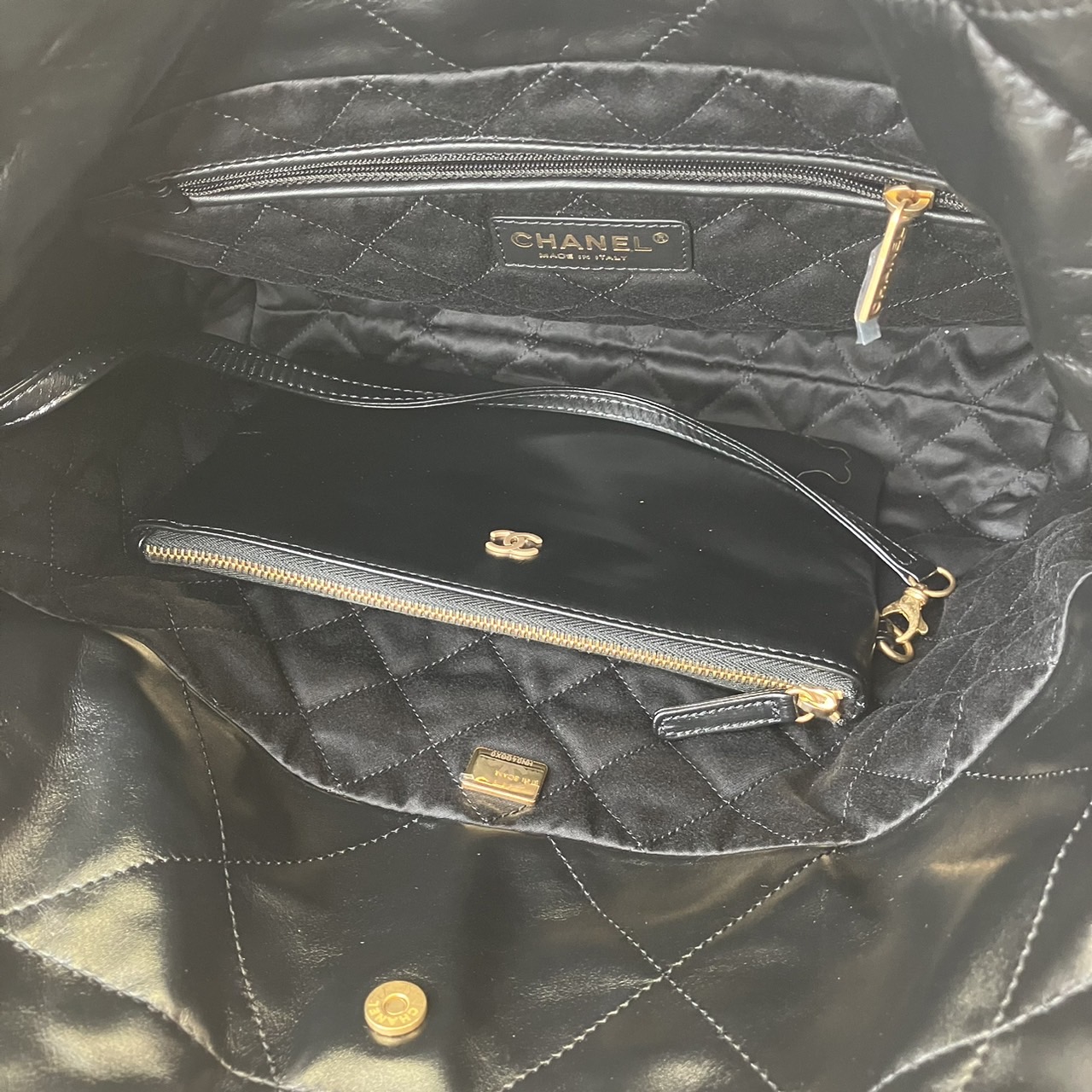 CHANEL(����ͥ�) ����ͥ�22 ���⡼�� �������󥷥������Хå� AS3260 �֥�å�(G���) ���㥤�ˡ� �����ե����� ���ꥢ��ץ졼�� (����Ź)