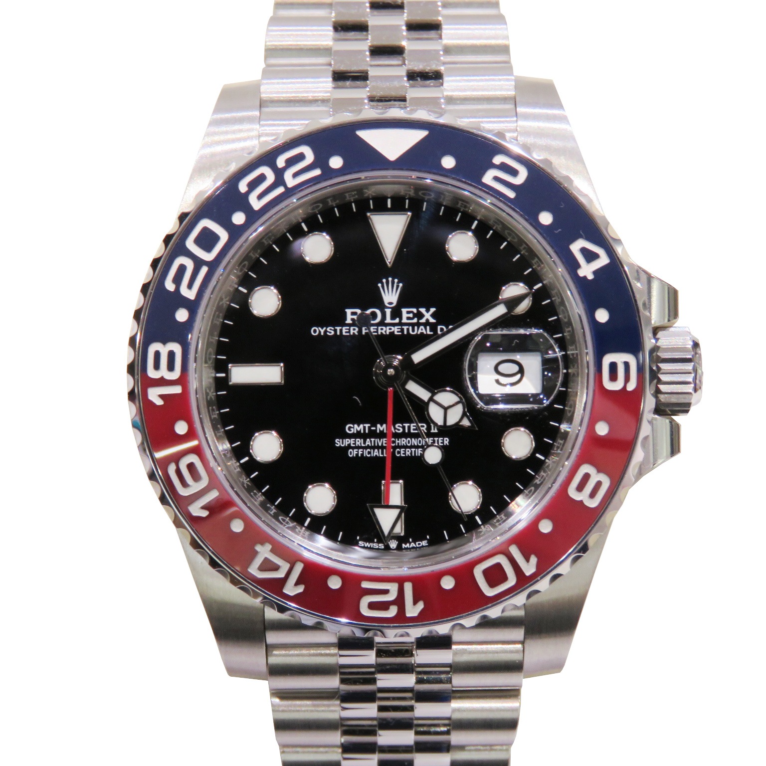 C-178 ROLEX (����å���) GMT�ޥ������� �ӻ��� 126710BLRO �֥�å� SS ����ӥ꡼ ��°�ʴ��� ����Ʊ�� ���Ź