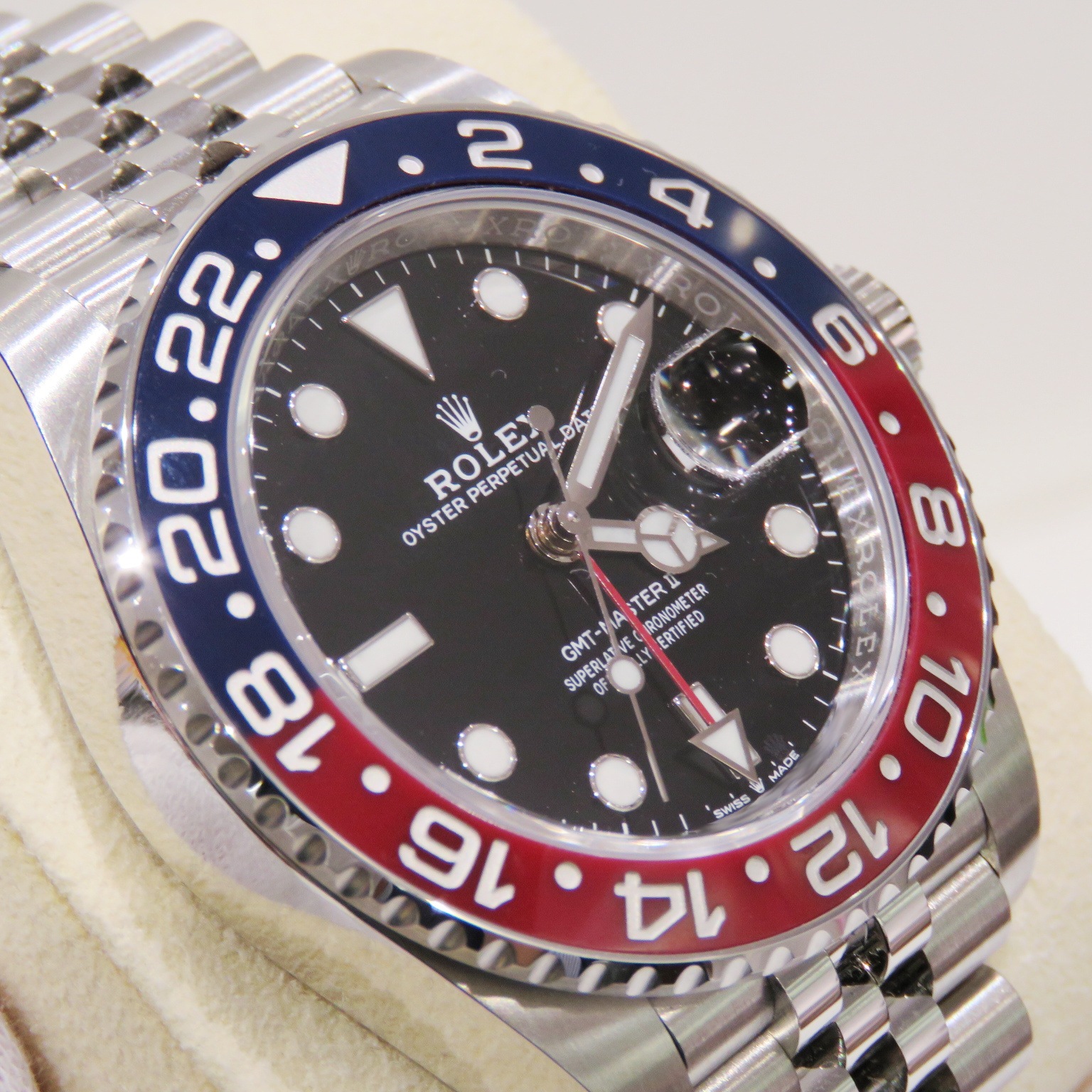 C-178 ROLEX (����å���) GMT�ޥ������� �ӻ��� 126710BLRO �֥�å� SS ����ӥ꡼ ��°�ʴ��� ����Ʊ�� ���Ź