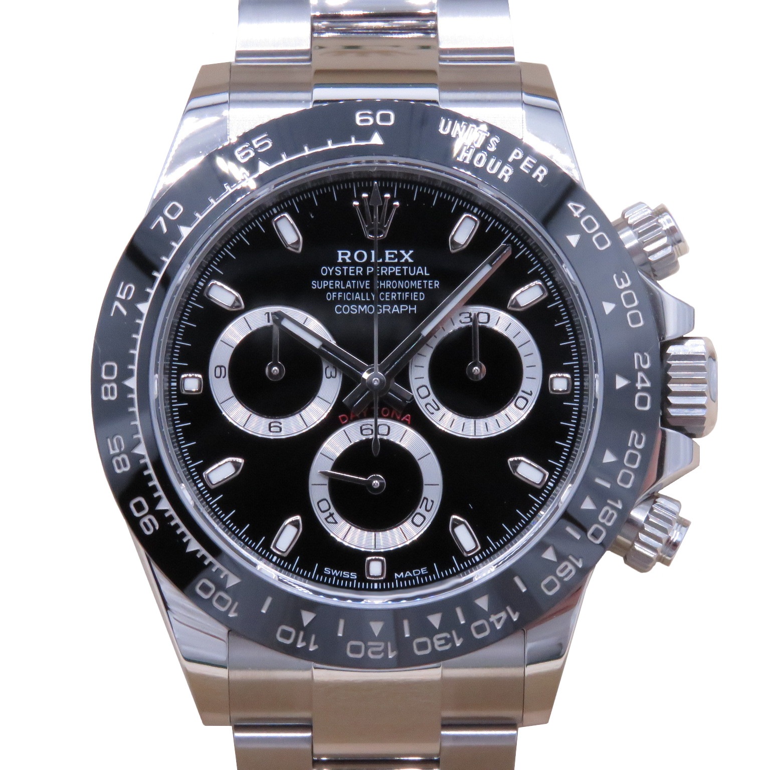 希少 海外販促品 ROLEX掛け時計 コスモグラフ デイトナ ブラック/ブラック ROLEX(ロレックス)/デイトナ/116500LN/ブラック/コマ調無/2019.5月