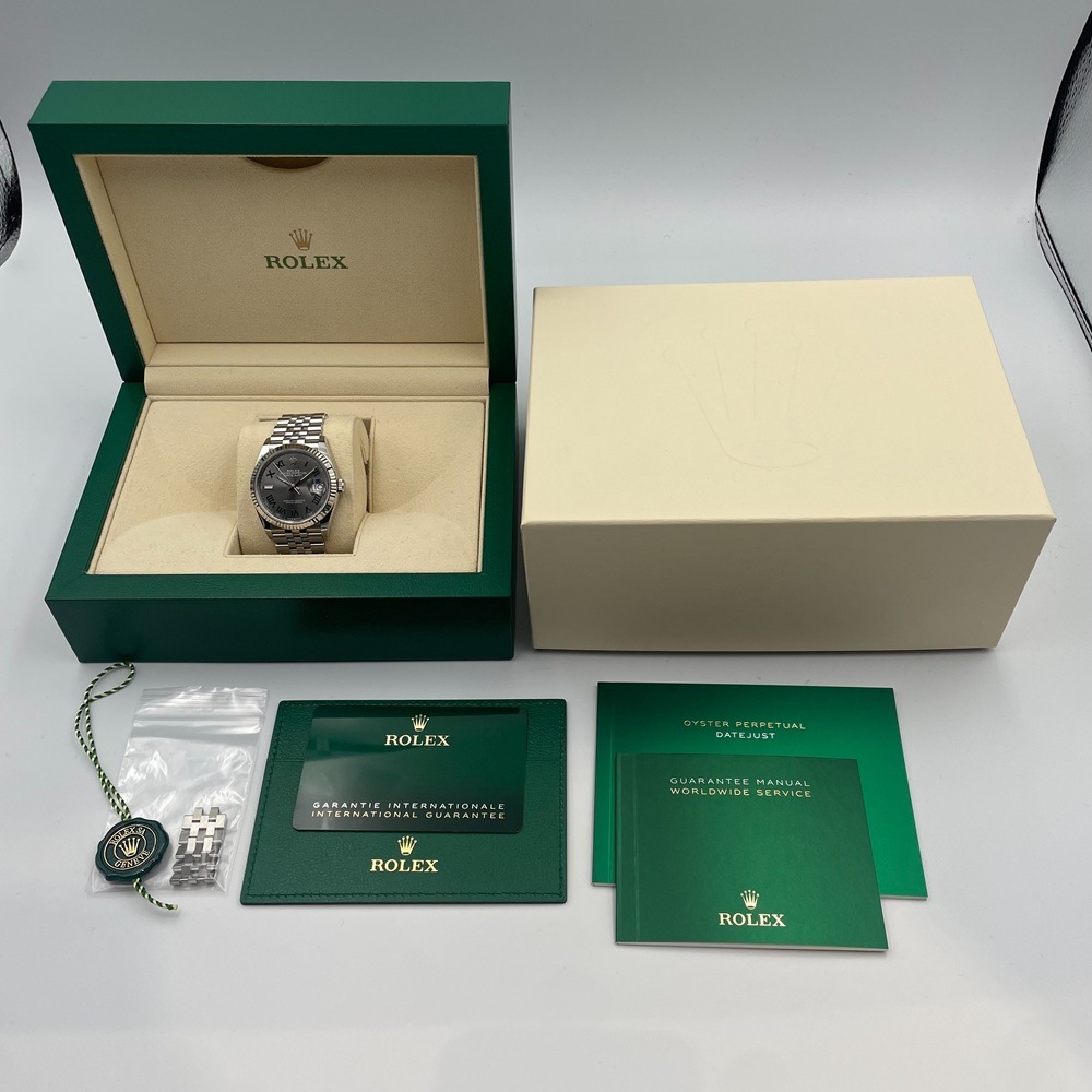 ROLEX(����å���) �ǥ��ȥ��㥹��36 126234 ���졼�ȥ����ޥ� ����ӥ꡼ SS/K18WG 2024ǯ6�� ̤���� CAT-914 (���ض�Ź)