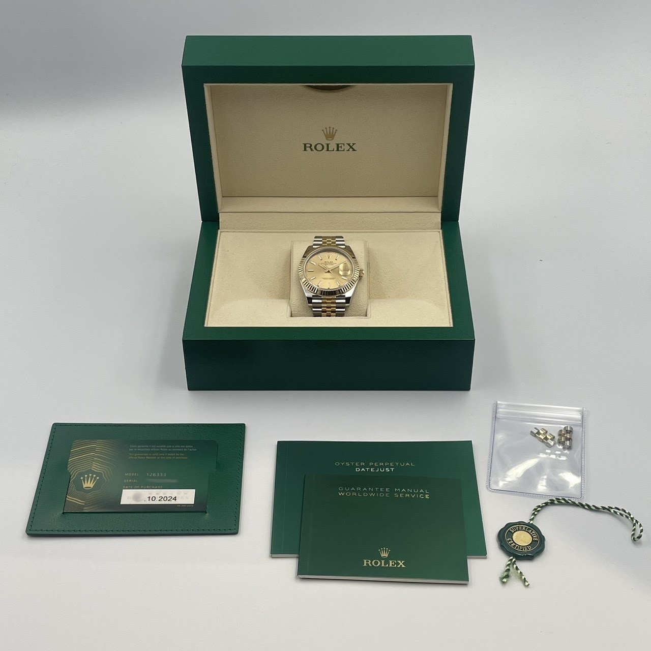 ROLEX(����å���) �ǥ��ȥ��㥹��41 126333 �����ѥ� ����ӥ꡼ 2024ǯ10�� ������� SA-38 ���ض�Ź