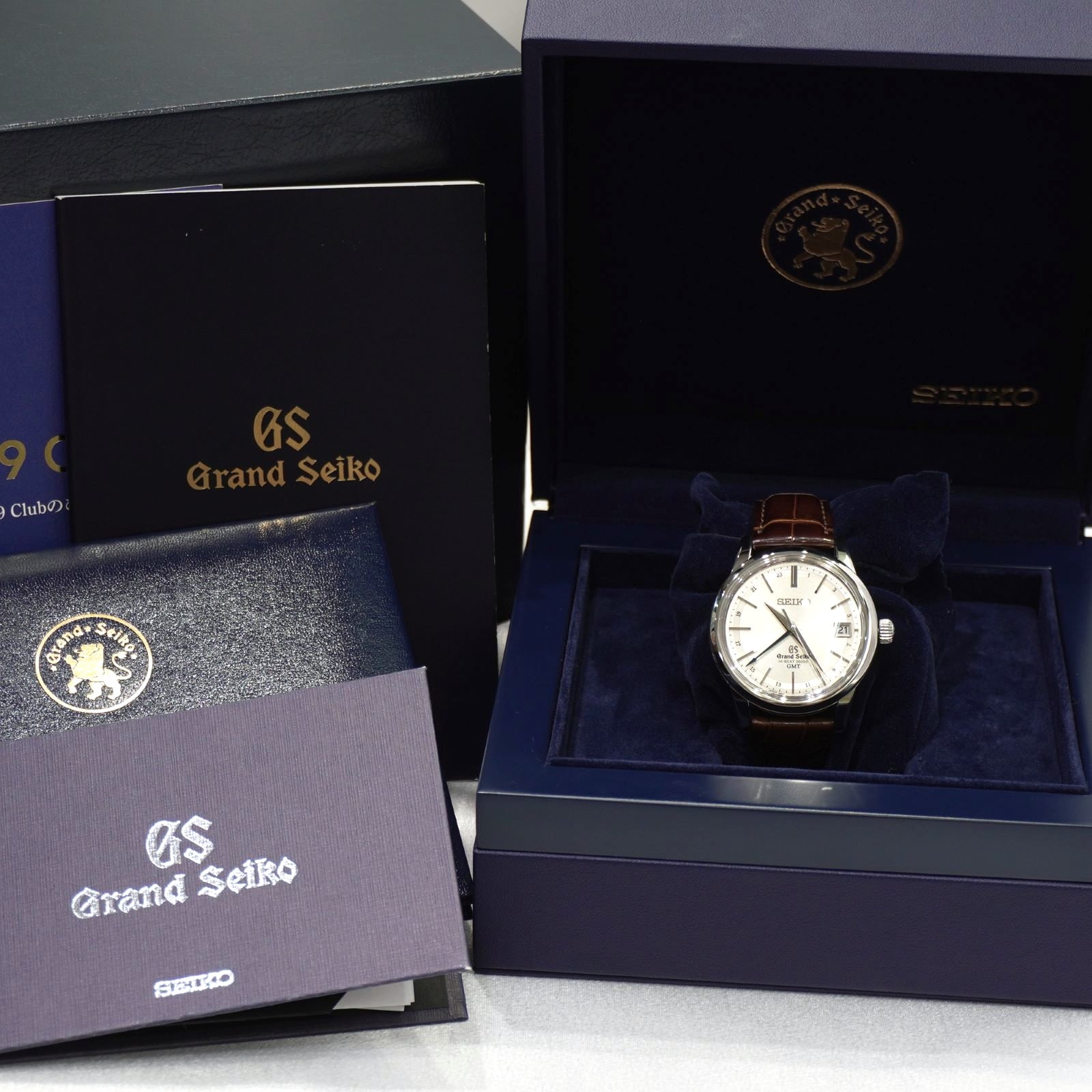 C-118 GRAND SEIKO (�����ɥ�������) �ᥫ�˥���ϥ��ӡ���36000 GMT �ӻ��� SBGJ017 ����С� SS/�쥶��(�ҳ���) ��°�ʴ��� ��� ���Ź