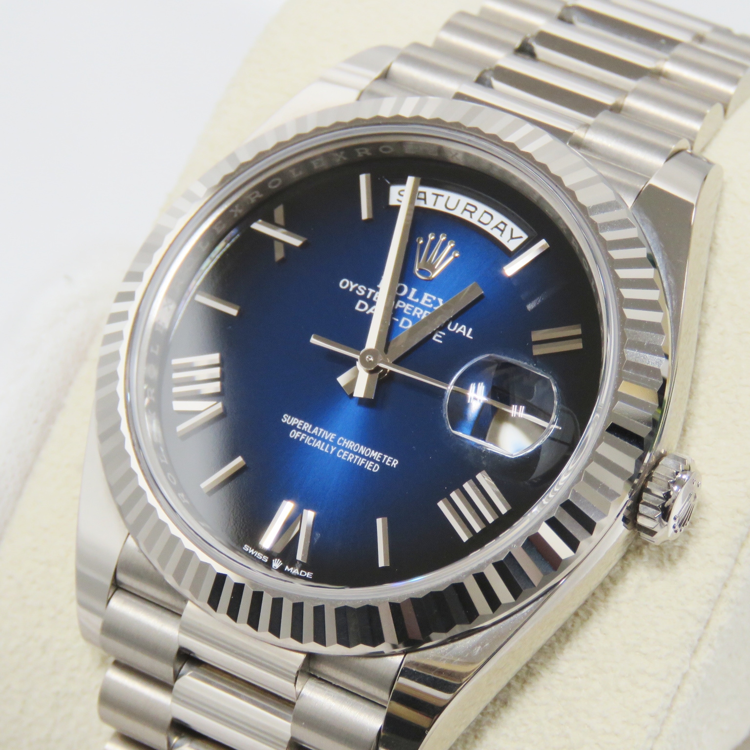 D-017 ROLEX (����å���) �ǥ��ǥ���40 �ӻ��� 228239 �֥롼����֥� WG �ץ쥸�ǥ�ȥ֥쥹 ̤Ĵ�� ��°�ʴ��� ������� ���Ź