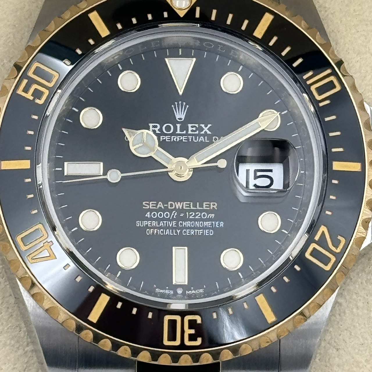 ROLEX (����å���) �����ɥ����顼 126603 �֥�å� SS/YG ������� ���ض�Ź CAT-279