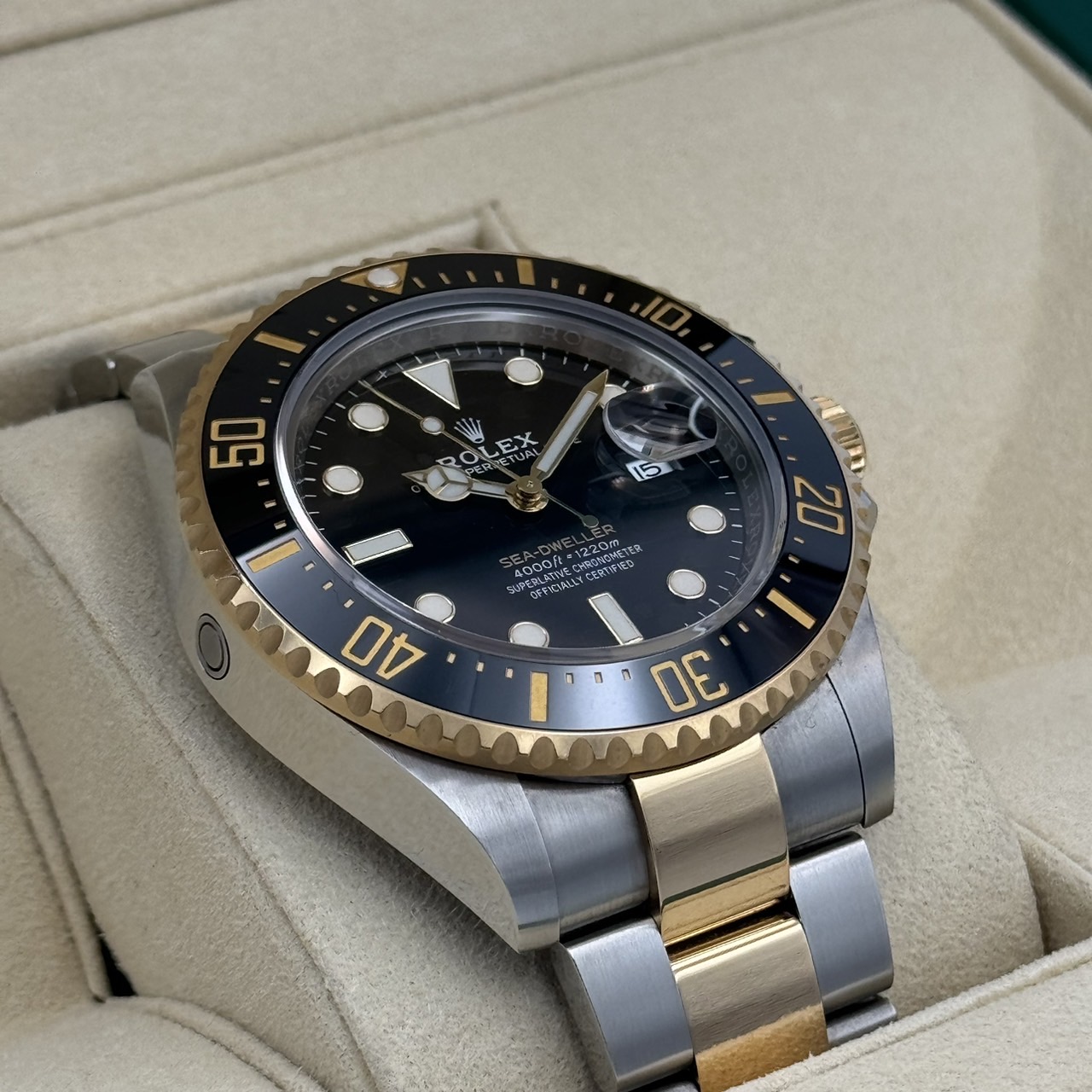 ROLEX (����å���) �����ɥ����顼 126603 �֥�å� SS/YG ������� ���ض�Ź CAT-279