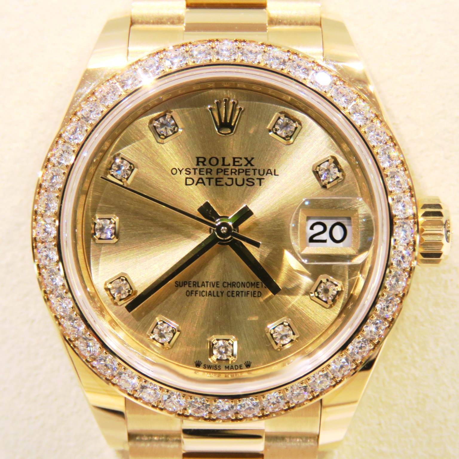 ROLEX(����å���) �ǥ��ȥ��㥹��28 279138RBR ������������ꥷ���ѥ� 10P������ YG (2025/8) ̤���� ���Ź A-215