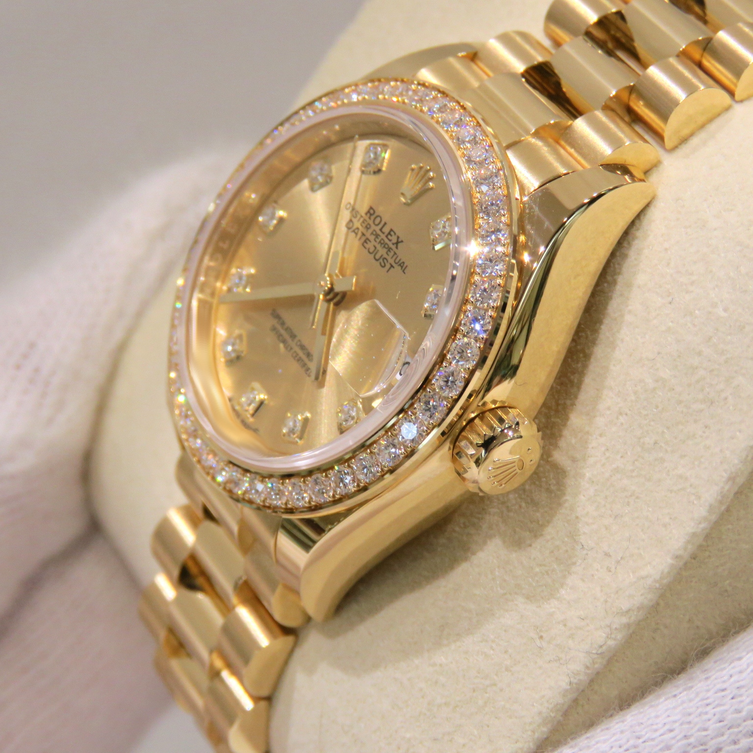 ROLEX(����å���) �ǥ��ȥ��㥹��28 279138RBR ������������ꥷ���ѥ� 10P������ YG (2025/8) ̤���� ���Ź A-215