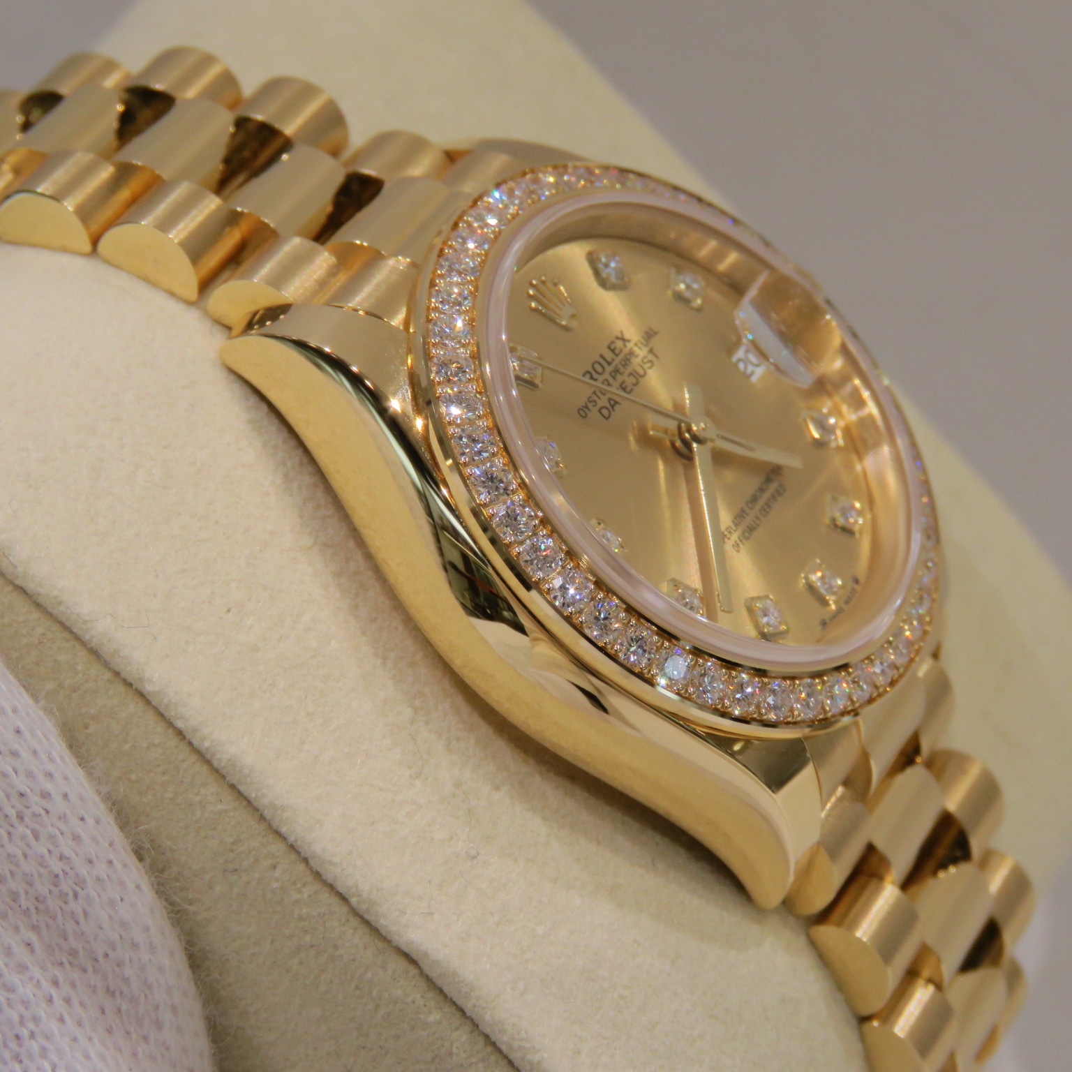 ROLEX(����å���) �ǥ��ȥ��㥹��28 279138RBR ������������ꥷ���ѥ� 10P������ YG (2025/8) ̤���� ���Ź A-215