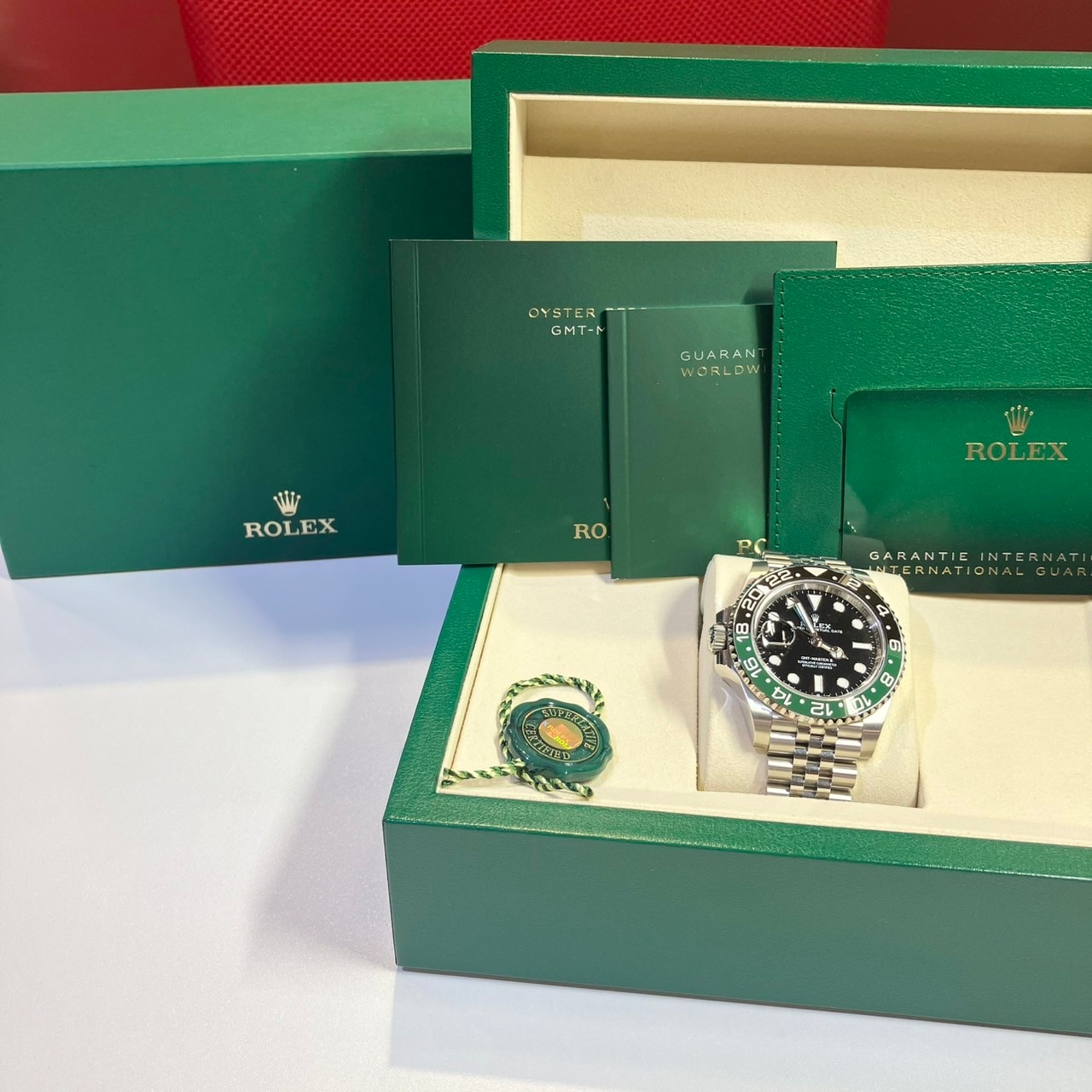 ROLEX(����å���) GMT�ޥ������� 126720VTNR �֥�å�ʸ���� 2025.5�� ����Ʊ�� UK-13 (����Ź)