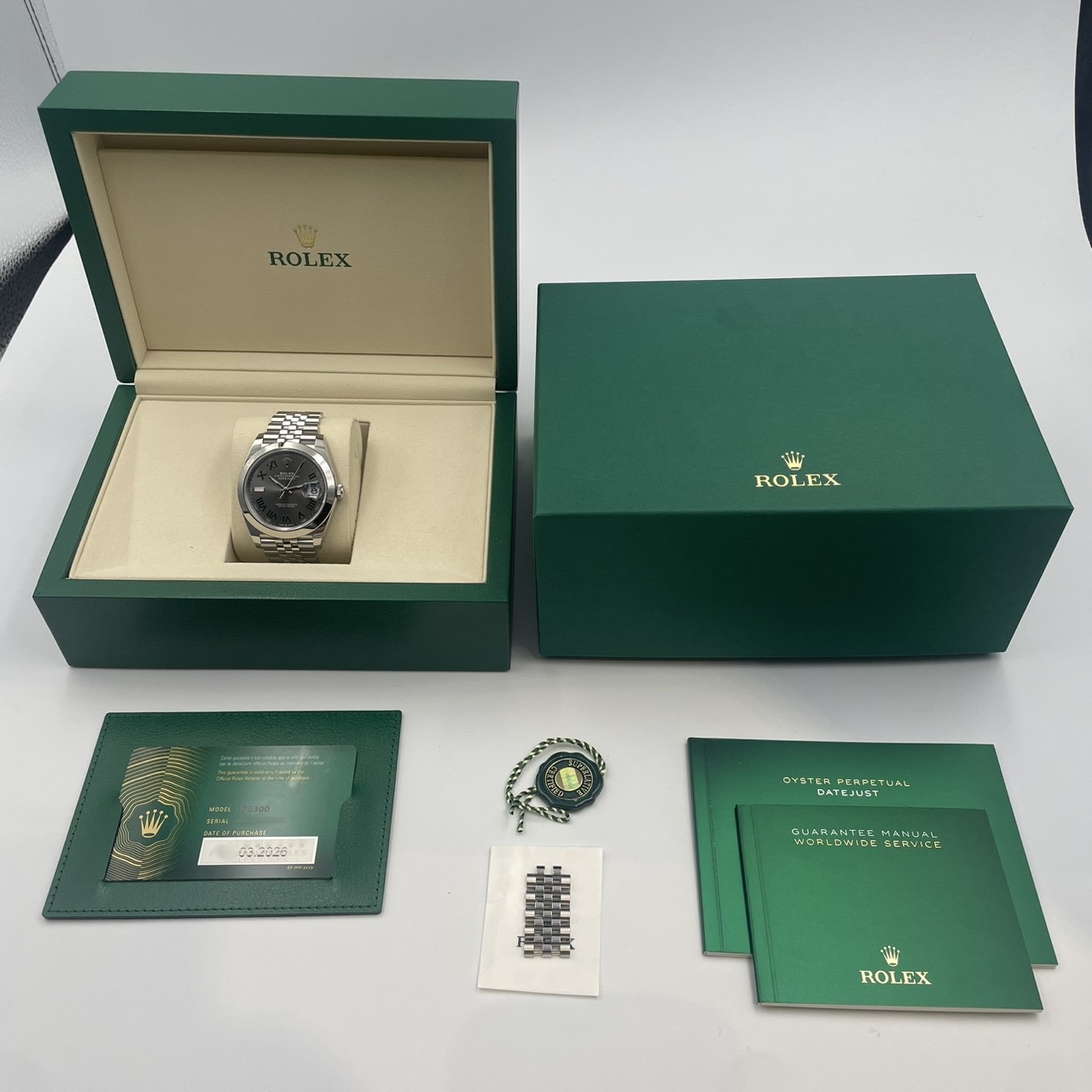 ROLEX(����å���) �ǥ��ȥ��㥹��41 126300 ���졼�ȥ����� ����ӥ꡼ 2026ǯ3�� ̤���� ���� SA-56 ���ض�Ź